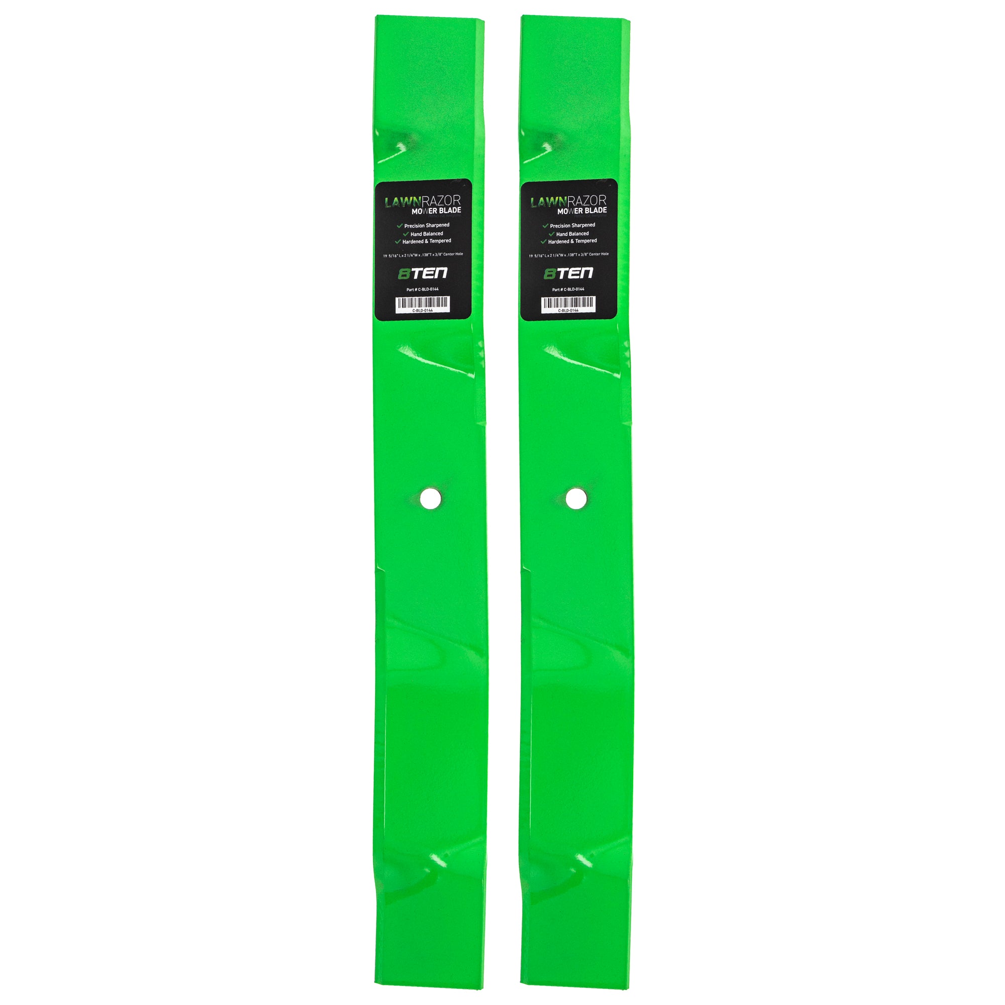LawnRAZOR LawnRAZOR Deck Mulching Blade 2-Pack for Stens Murray NONE 71548E701MA 71548E701 8TEN 810-CBL2366D