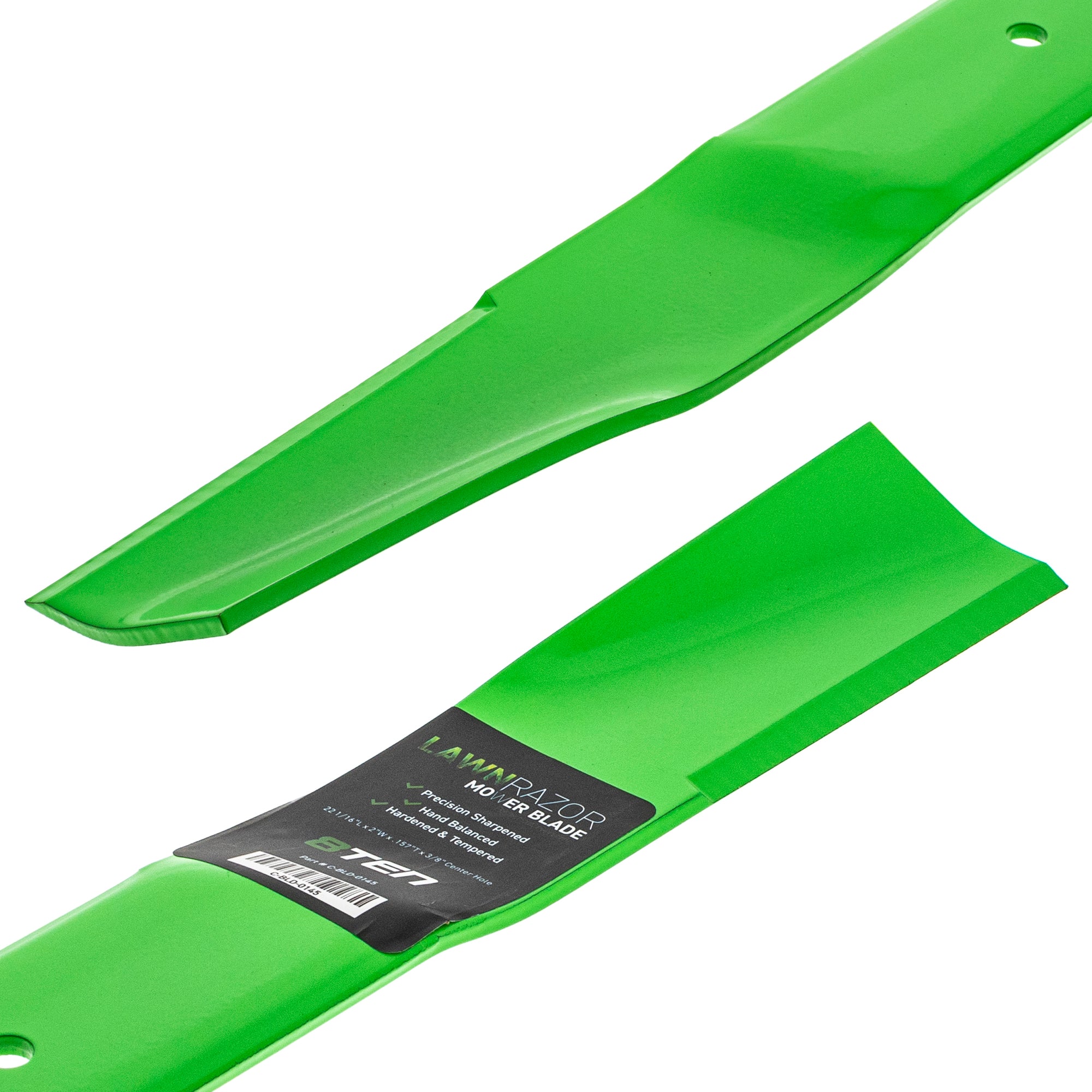 LawnRAZOR High Lift Blade For Eversharp Forest City ACE 942-0125B 742-0125 | 2-PACK