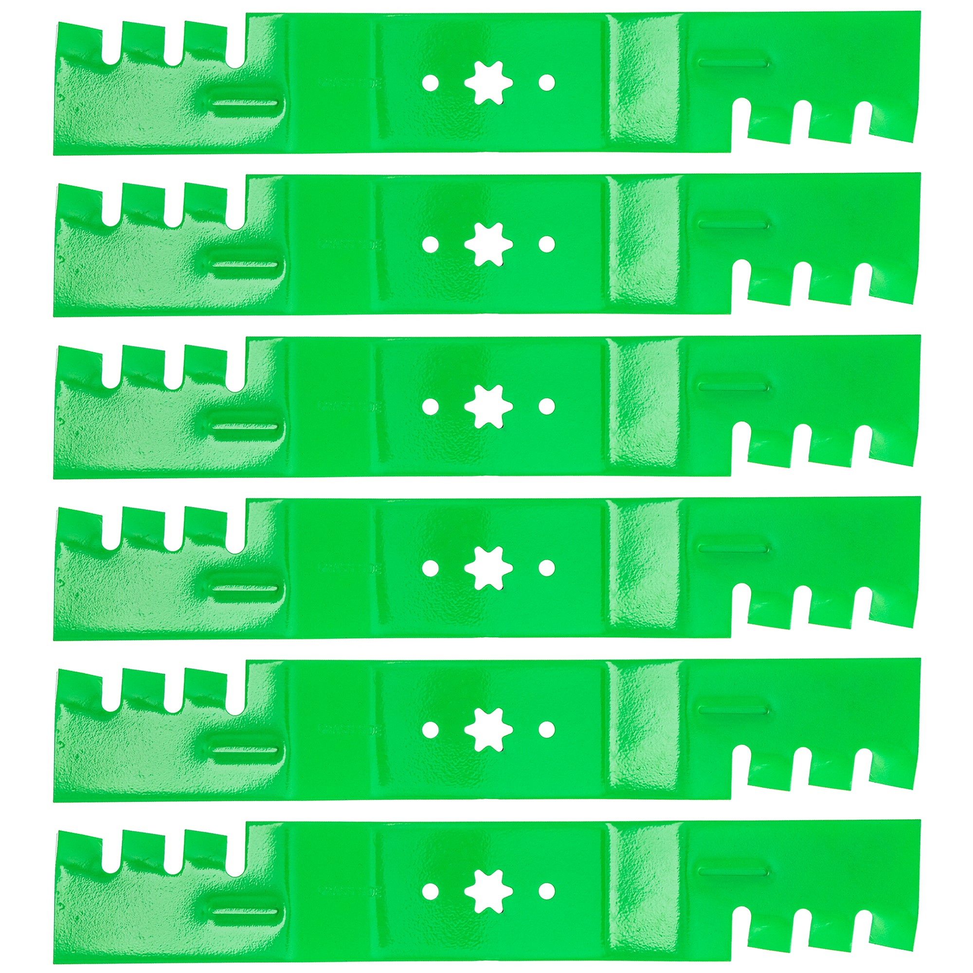 8TEN 810-CBL2374D LawnRAZOR Toothed Blade 6-Pack for Toro Exmark