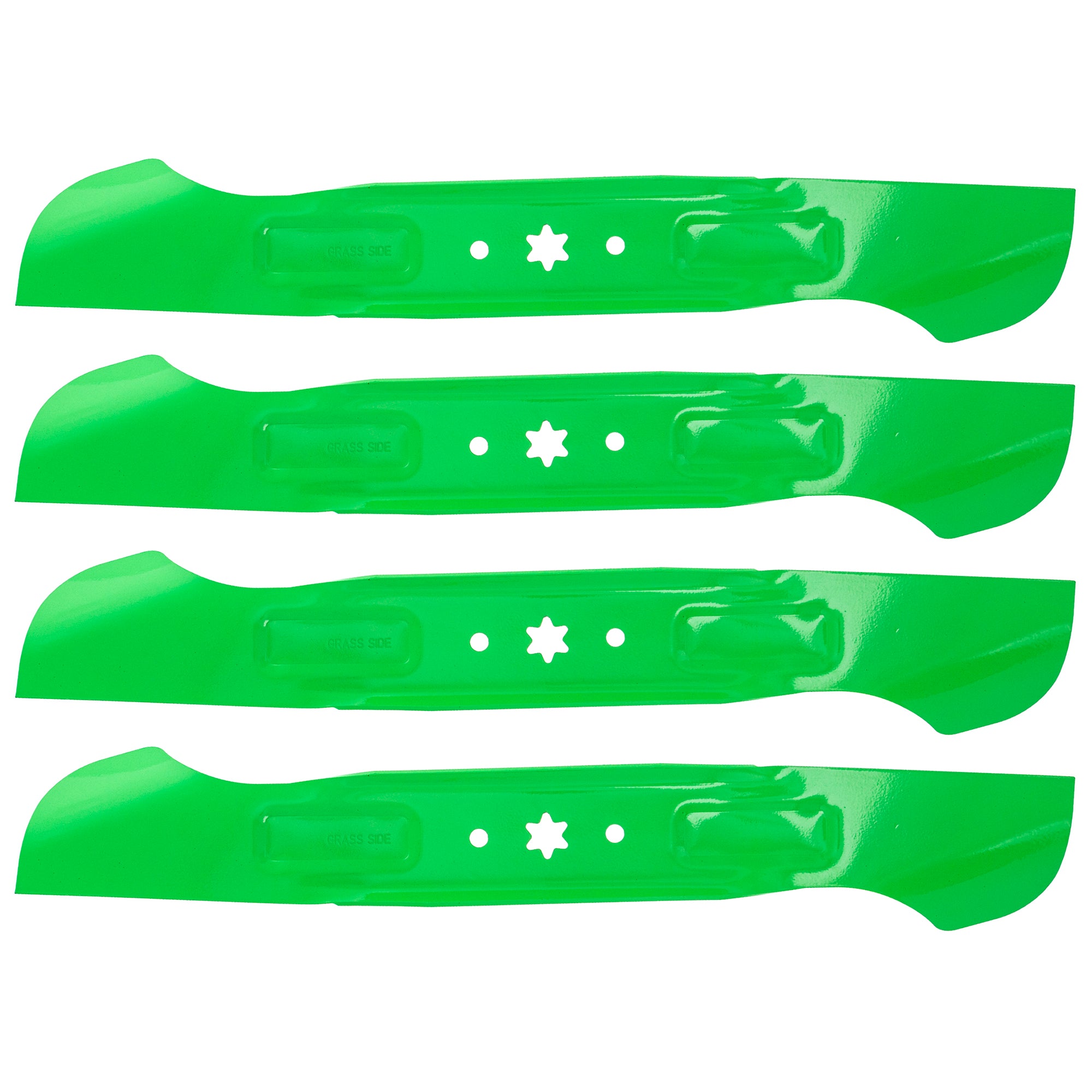 8TEN 810-CBL2377D LawnRAZOR Notched High Lift 4-Pack for Stens