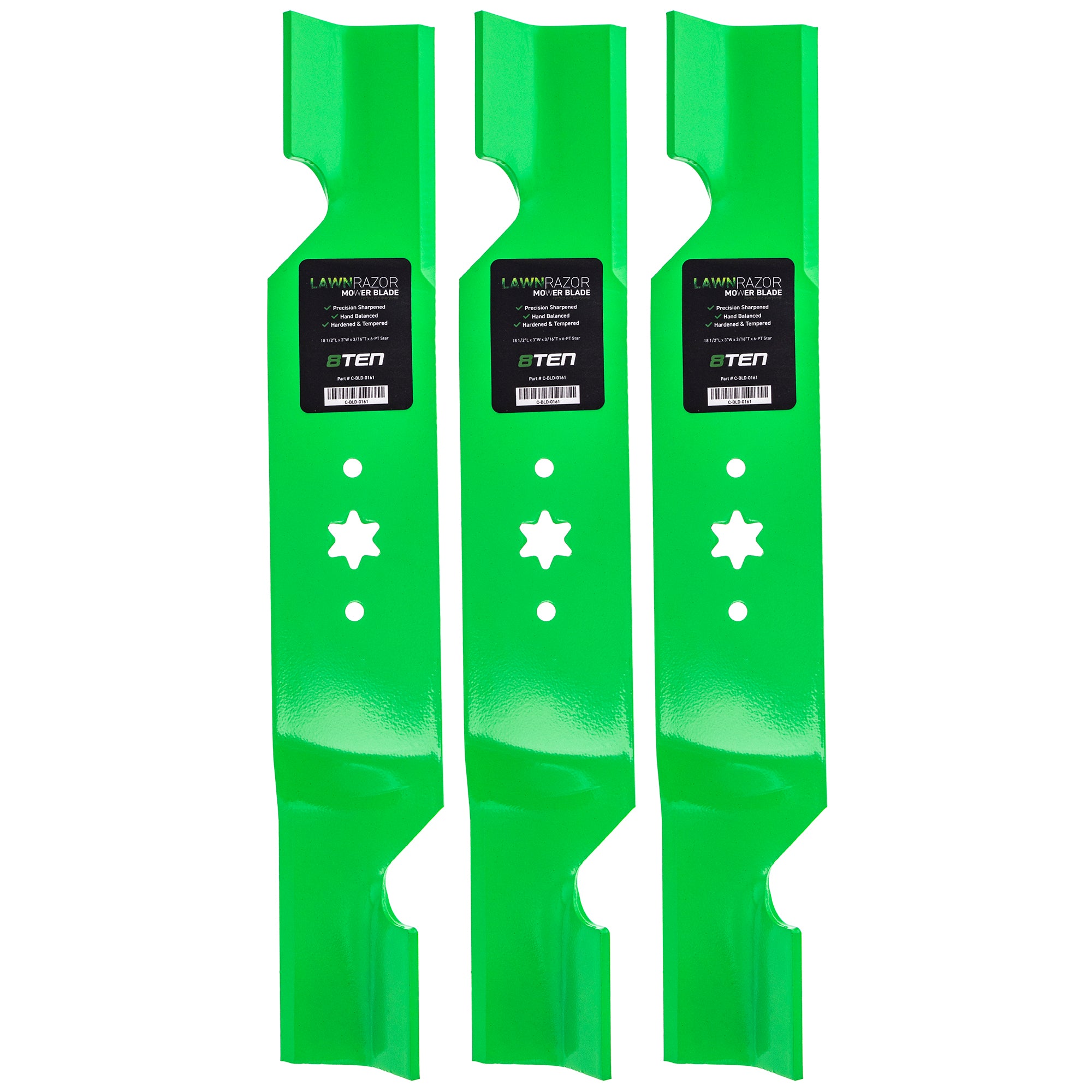LawnRAZOR LawnRAZOR Ultra High Lift Blade 3-Pack for MTD Cub Cadet Troy-Bilt ZTL8000 8TEN 810-CBL2383D
