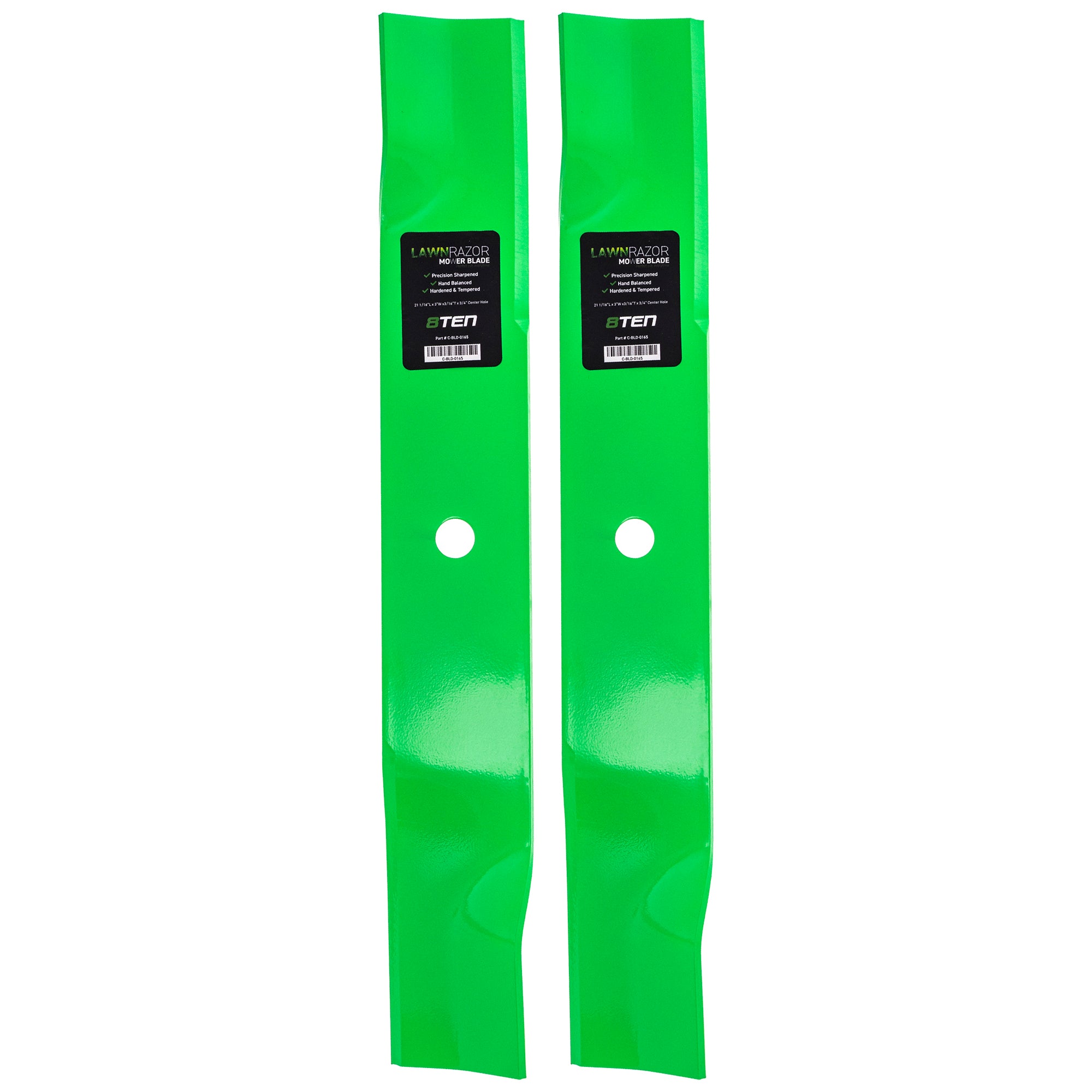 LawnRAZOR LawnRAZOR High Lift Blade 2-Pack for Stens Oregon MTD Cub Cadet Troy-Bilt 8TEN 810-CBL2387D