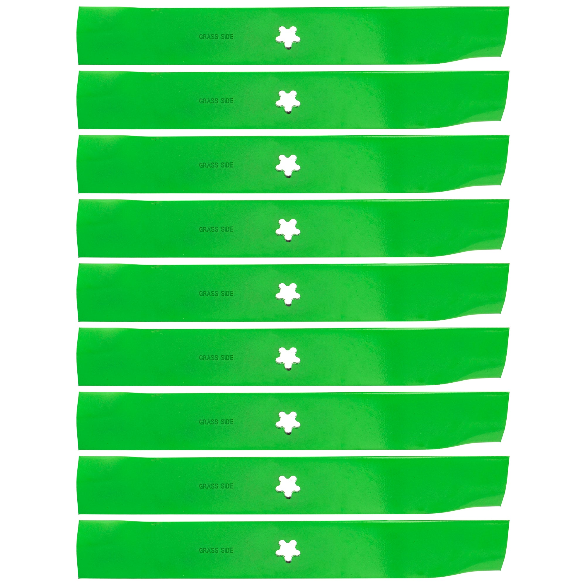 8TEN 810-CBL2381D LawnRAZOR High Lift Blade 9-Pack for Walbro Stens