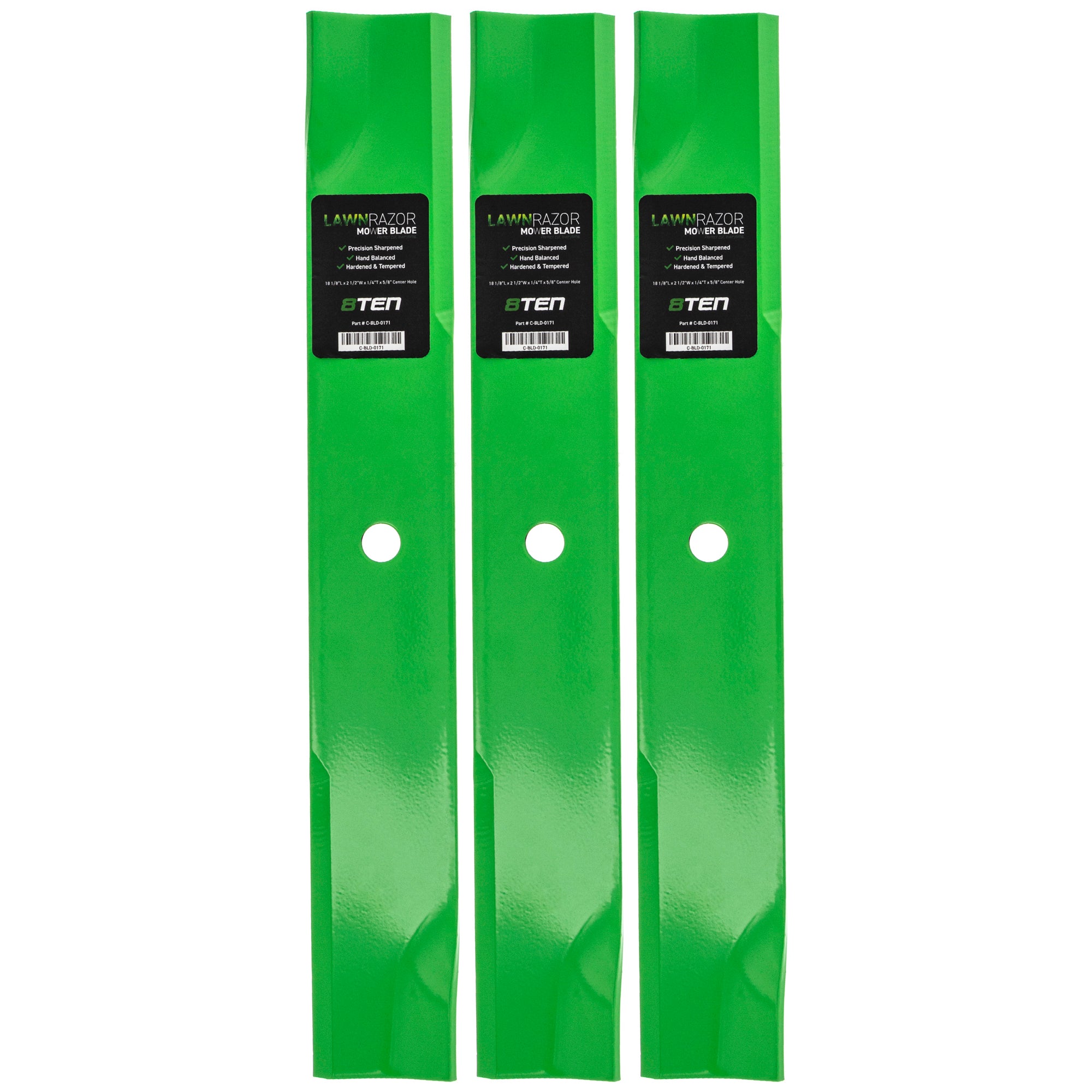 LawnRAZOR LawnRAZOR High Lift Blade 3-Pack for Oregon Ferris UltraBelt ProCut ISZ IS500Z 8TEN 810-CBL2393D