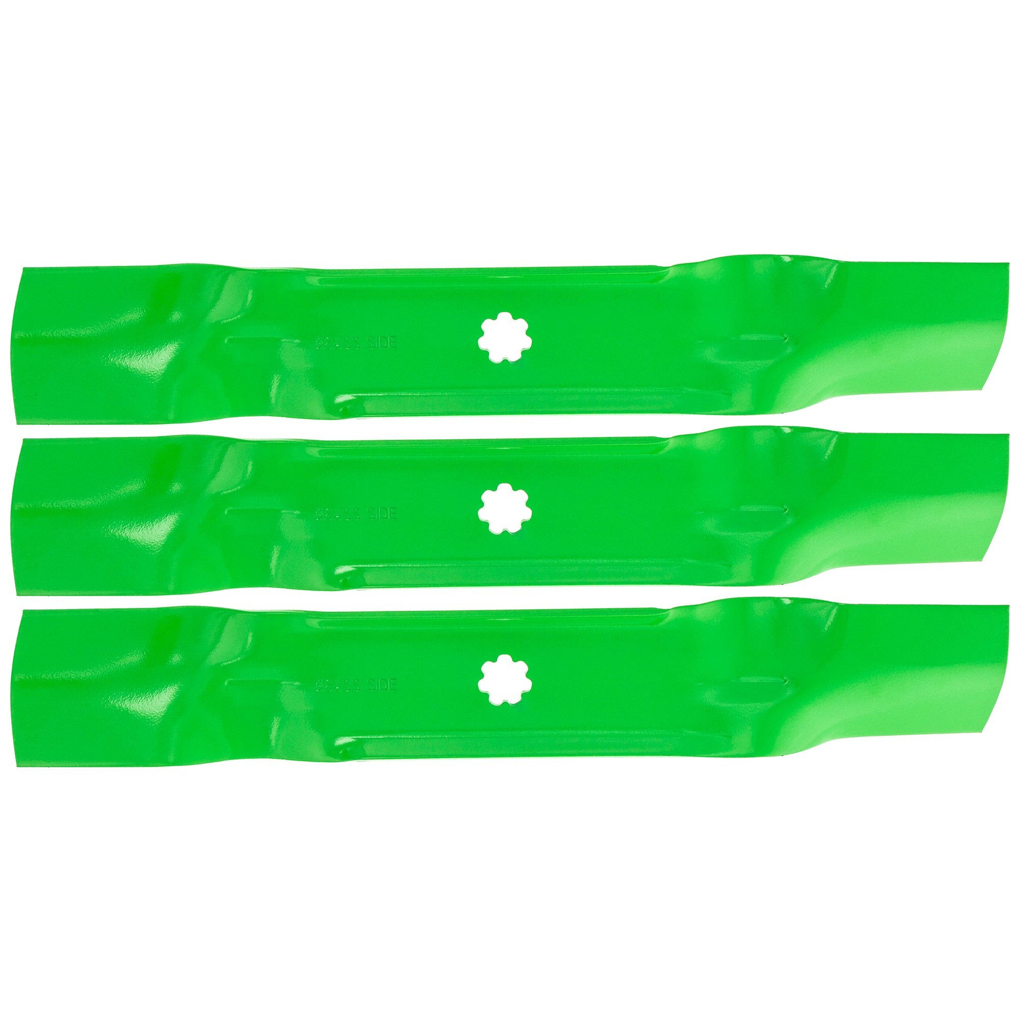 8TEN 810-CBL2398D LawnRAZOR High Lift Blade 3-Pack for Stens Oregon