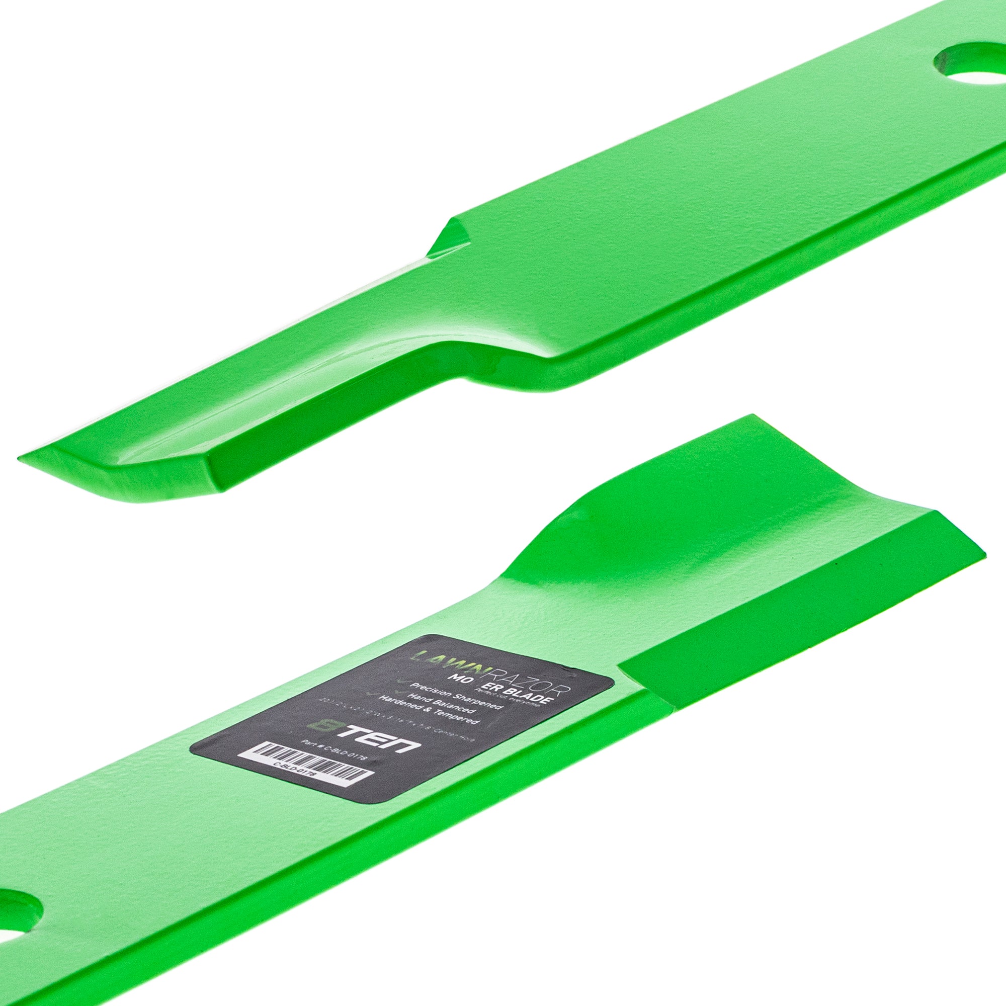 LawnRAZOR High Lift Blade For John Deere M141785 AM100538 M87622 M74175 M126098 AM104586 | 3-PACK