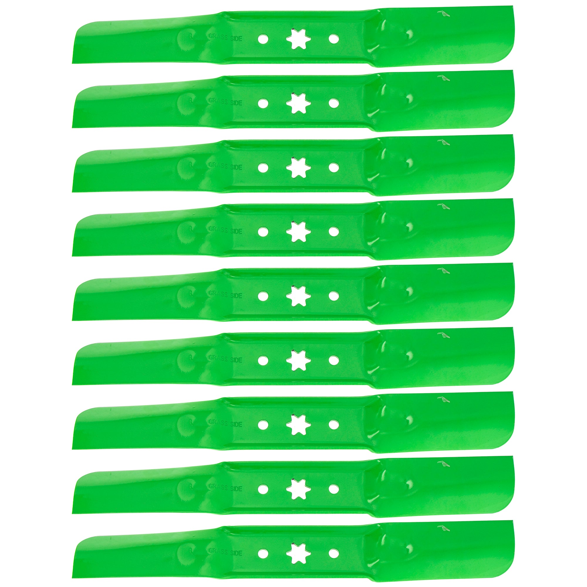8TEN 810-CBL2306D LawnRAZOR High Lift Blade 9-Pack for Stens MTD Cub