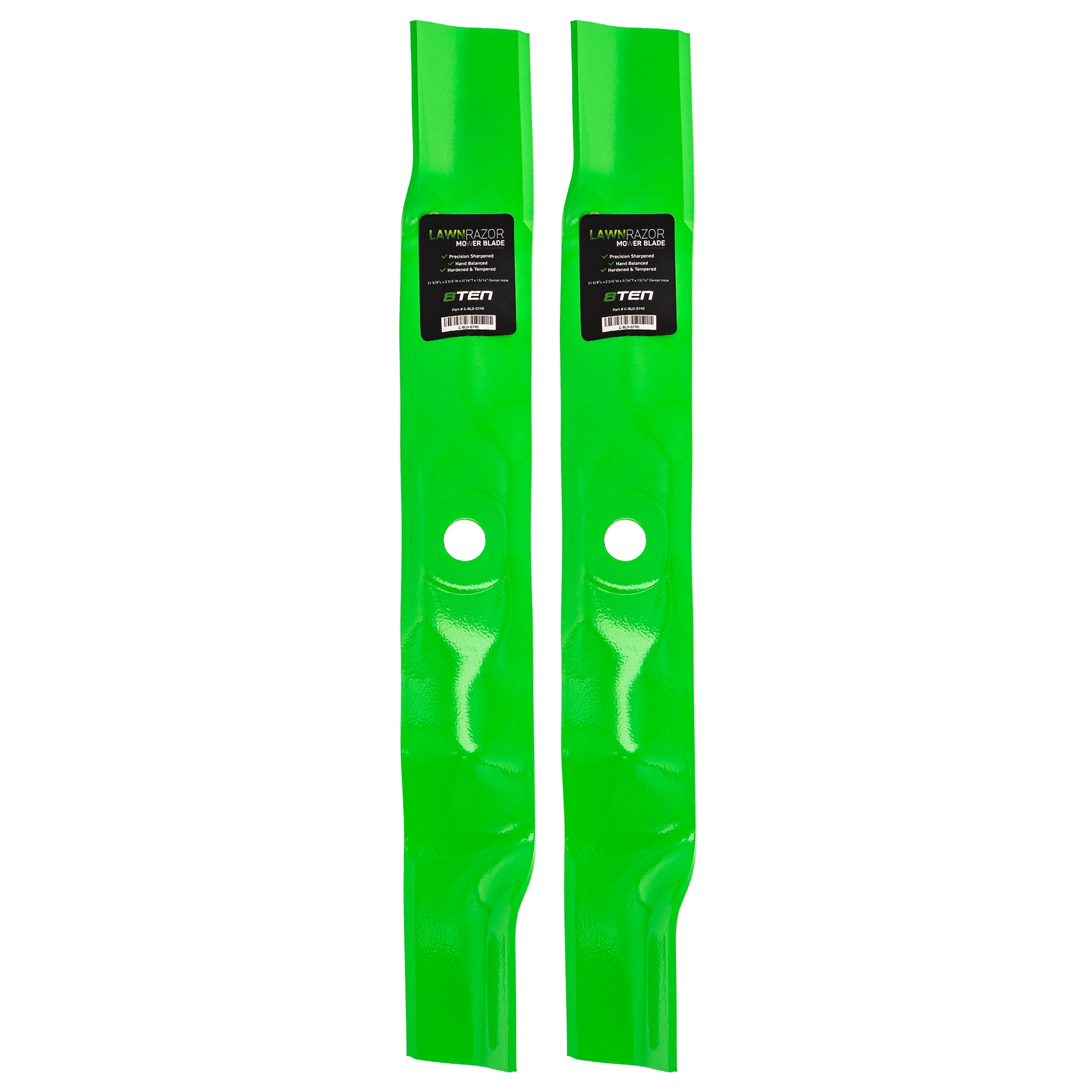 LawnRAZOR LawnRAZOR High Lift Blade 2-Pack for Stens Oregon MTD Cub Cadet Troy-Bilt John 8TEN 810-CBL2312D