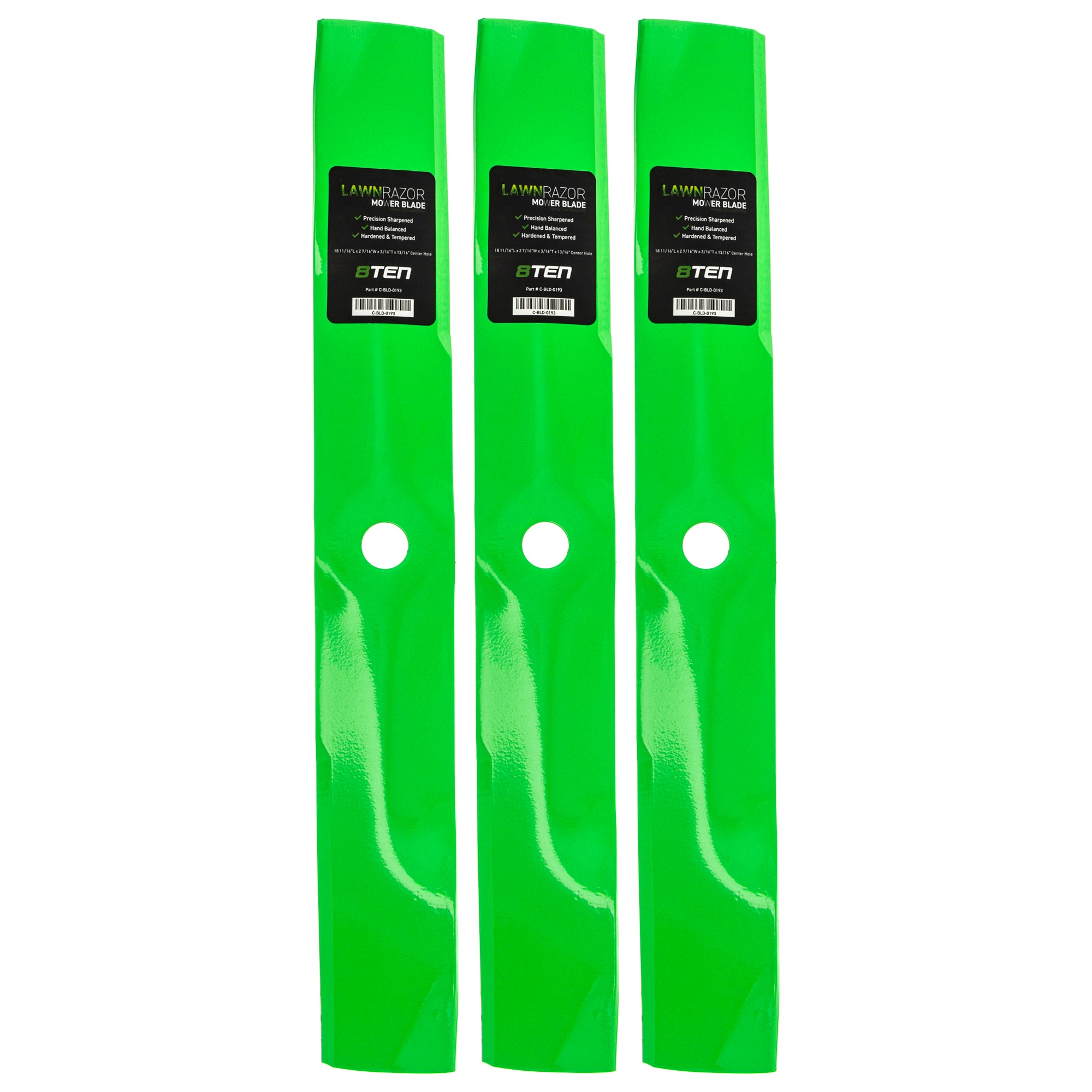 LawnRAZOR LawnRAZOR Deck Blade 3-Pack for zOTHER Stens Oregon MTD Cub Cadet Troy-Bilt 8TEN 810-CBL2315D
