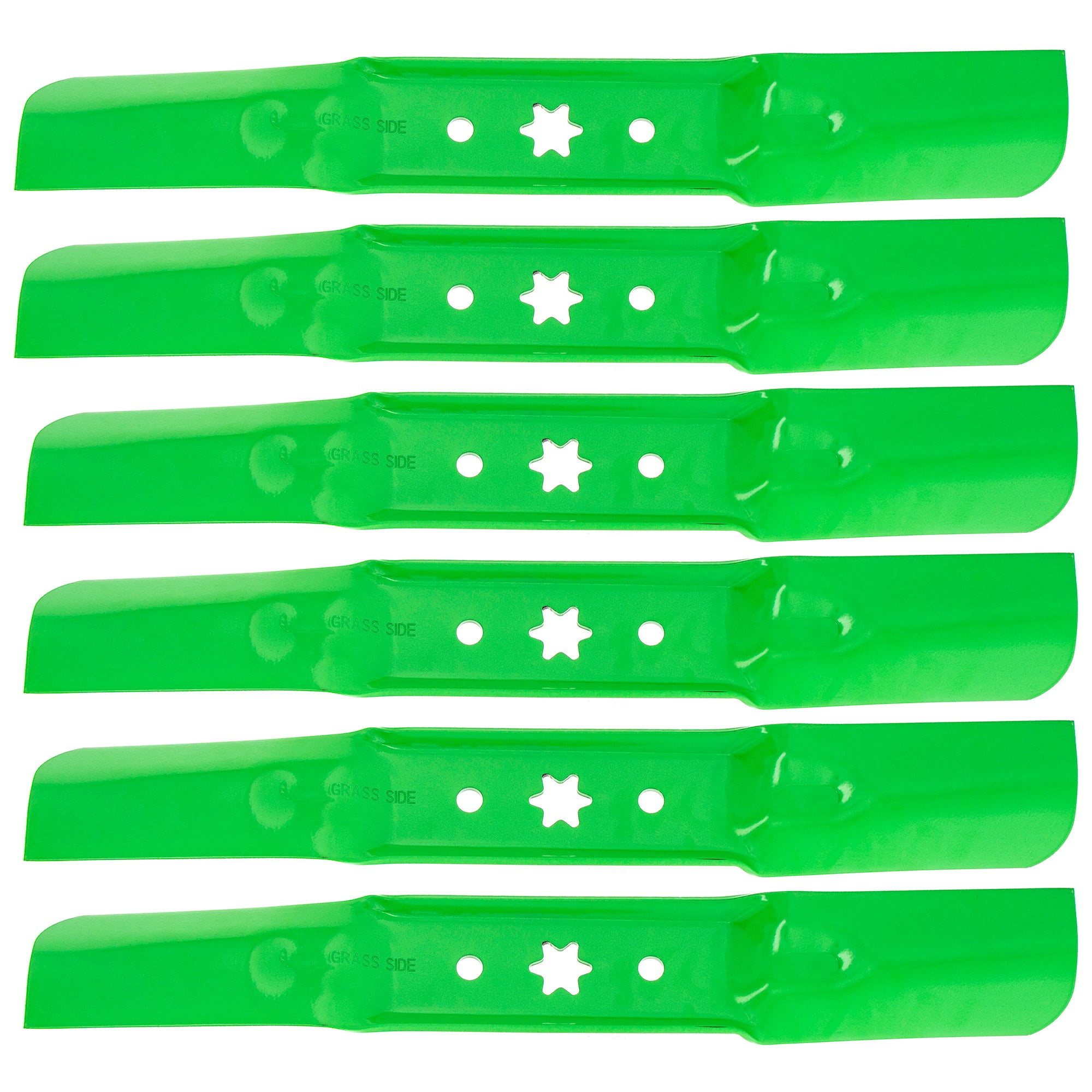 8TEN 810-CBL2424D LawnRAZOR High Lift Blade 6-Pack for Stens MTD Cub