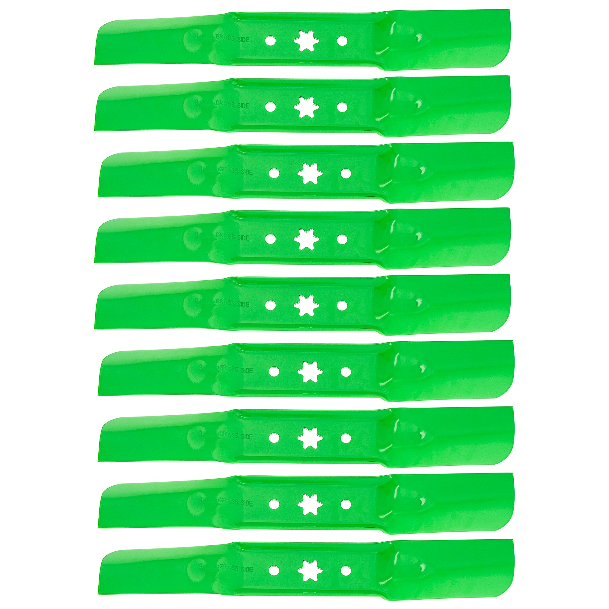 8TEN 810-CBL2424D LawnRAZOR High Lift Blade 9-Pack for Stens MTD Cub