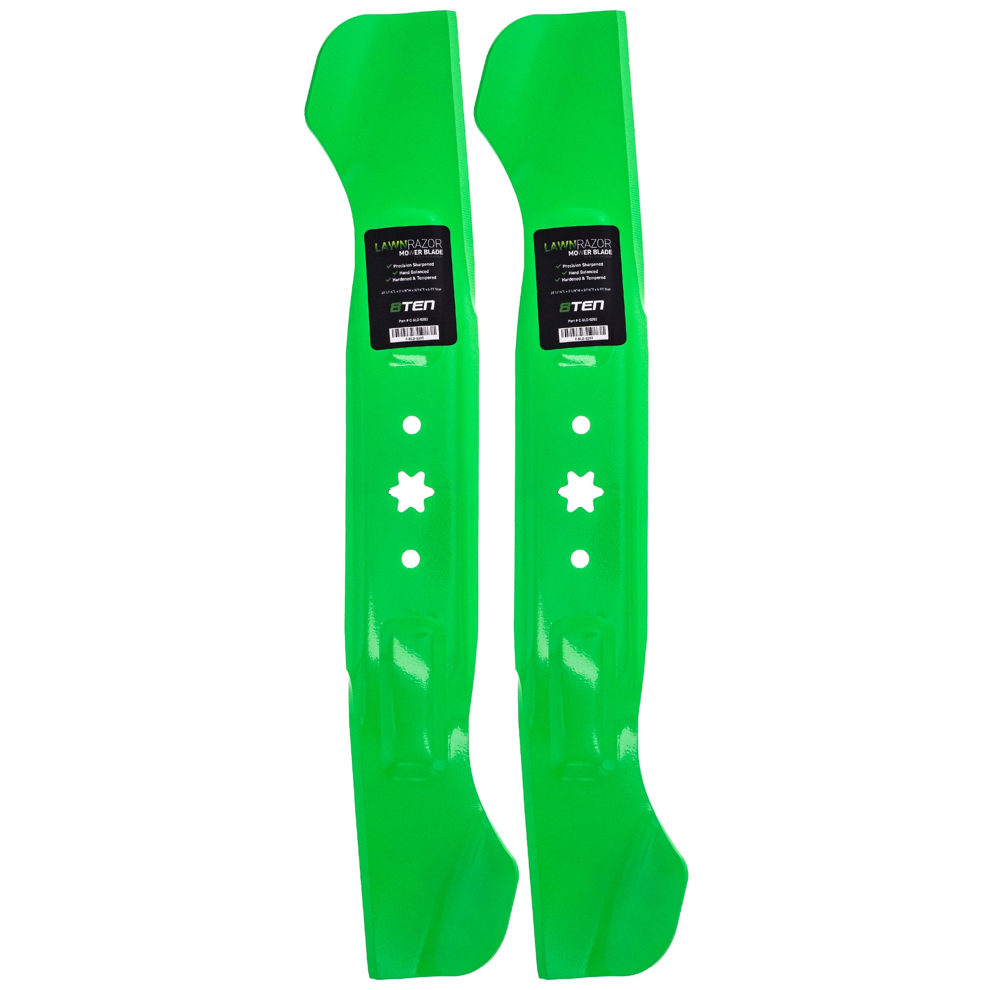 LawnRAZOR LawnRAZOR Deck Blade Set 2-Pack for MTD Cub Cadet Troy-Bilt Revolution Cadet 8TEN 810-CBL2425D