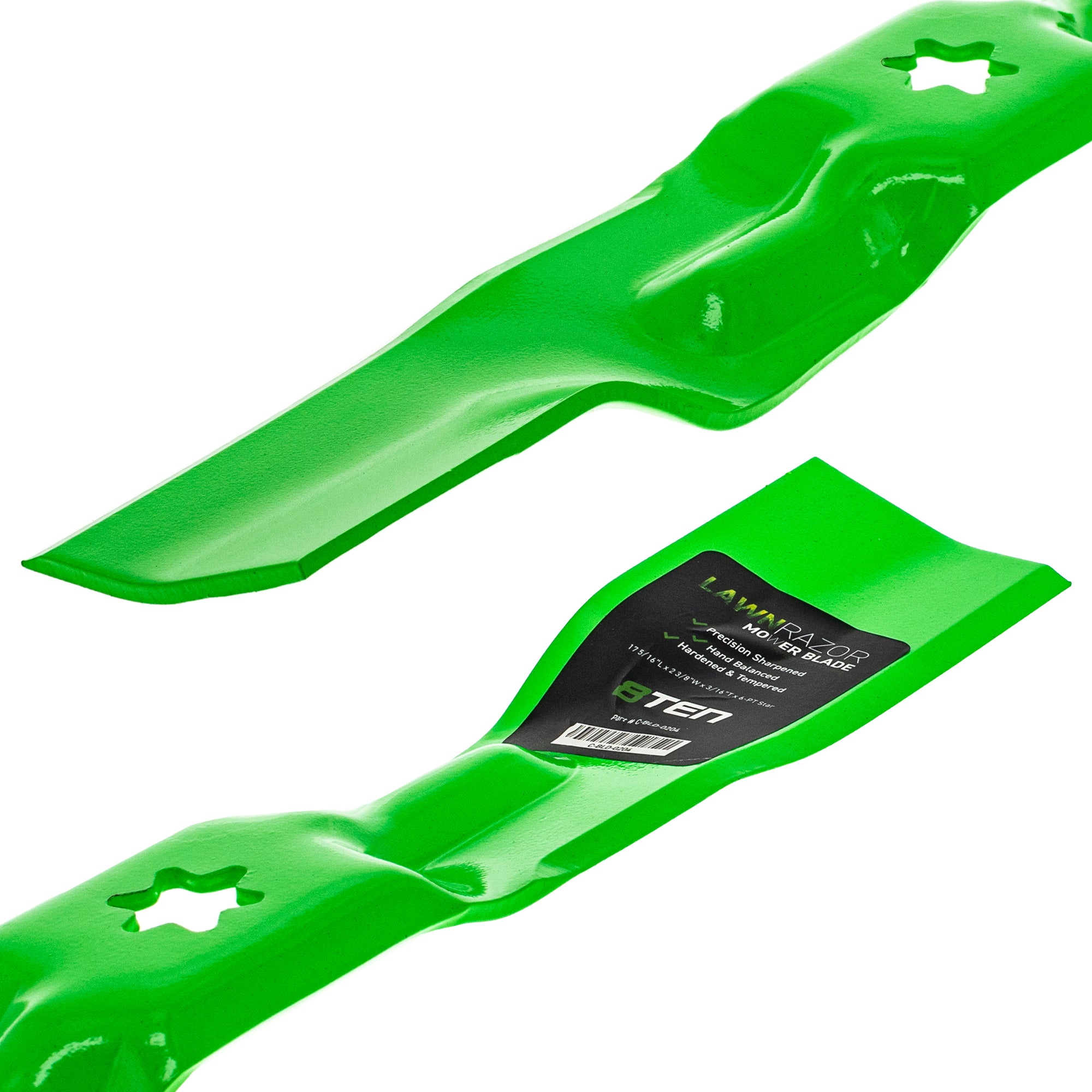 LawnRAZOR Deck Mulching Blade Set For Cub Cadet Troy-Bilt Craftsman 942-05052-X 942-05067 742-05067 | 3-PACK