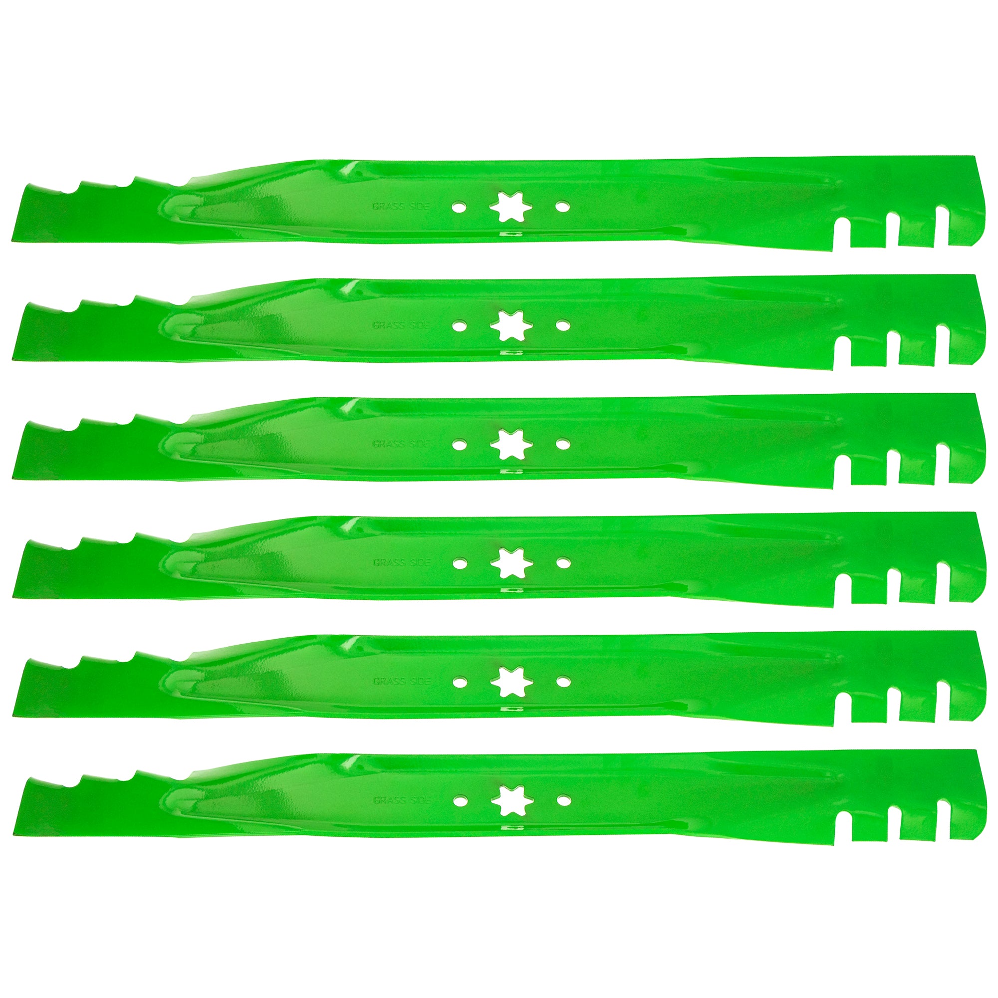 8TEN 810-CBL2421D LawnRAZOR Toothed Blade 6-Pack for Stens Oregon
