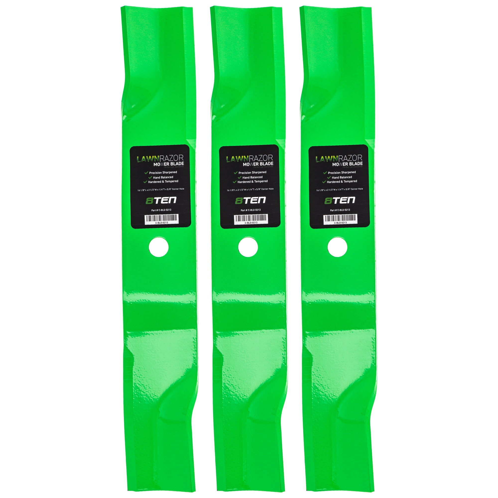 LawnRAZOR LawnRAZOR High Lift Blade 3-Pack for Stens Oregon Ariens Gravely ZT Z-Stance 8TEN 810-CBL2435D