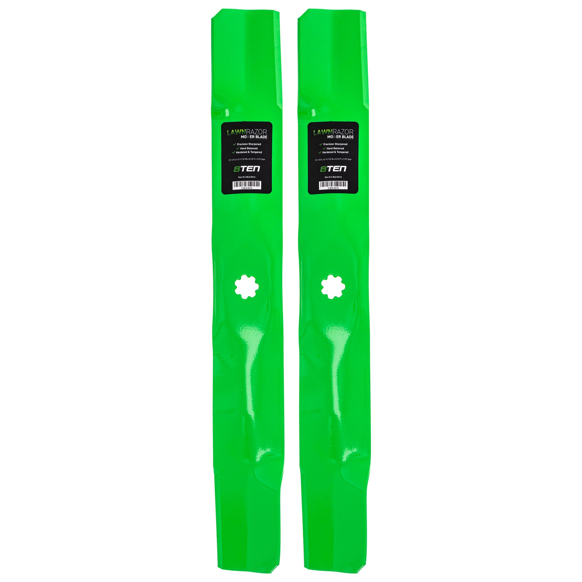 LawnRAZOR LawnRAZOR Deck Blade 2-Pack for zOTHER Stens Oregon MTD Cub Cadet Troy-Bilt John 8TEN 810-CBL2438D