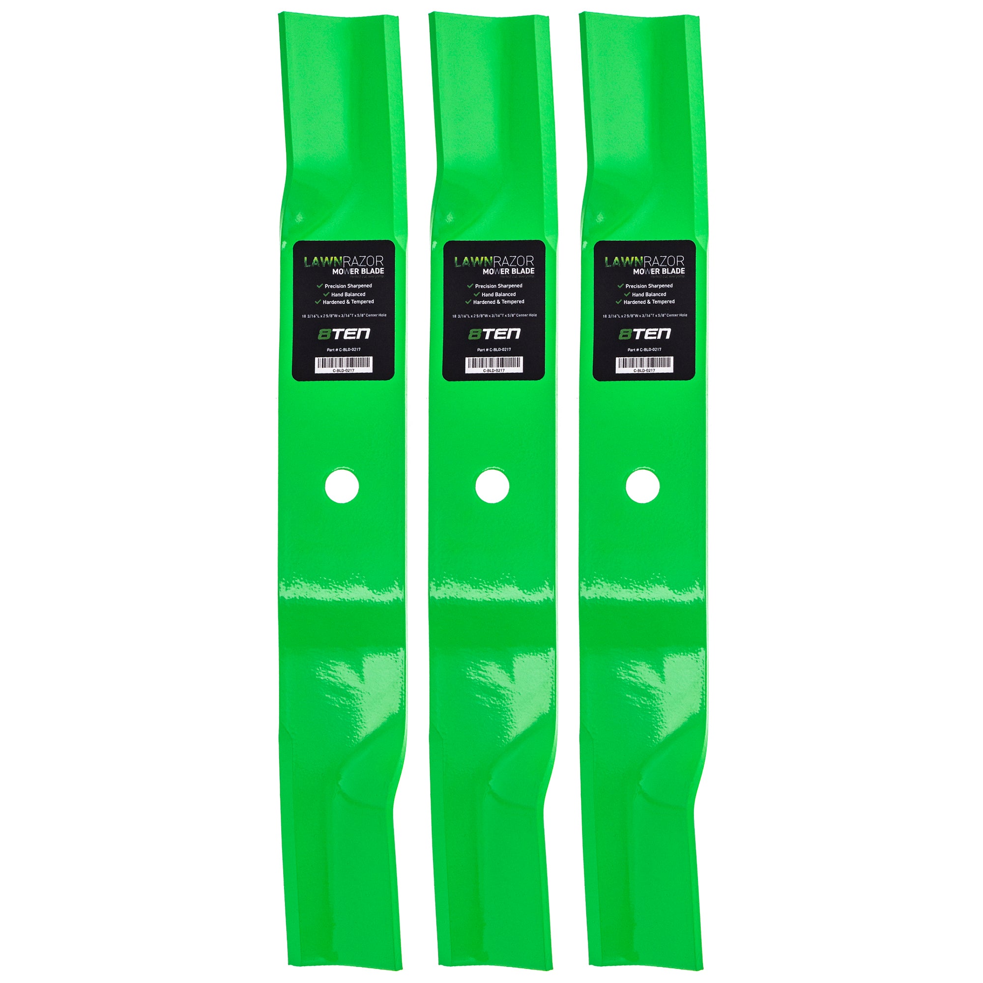 LawnRAZOR LawnRAZOR High Lift Blade 3-Pack for Stens Oregon Ariens Gravely ZT Zoom 8TEN 810-CBL2439D