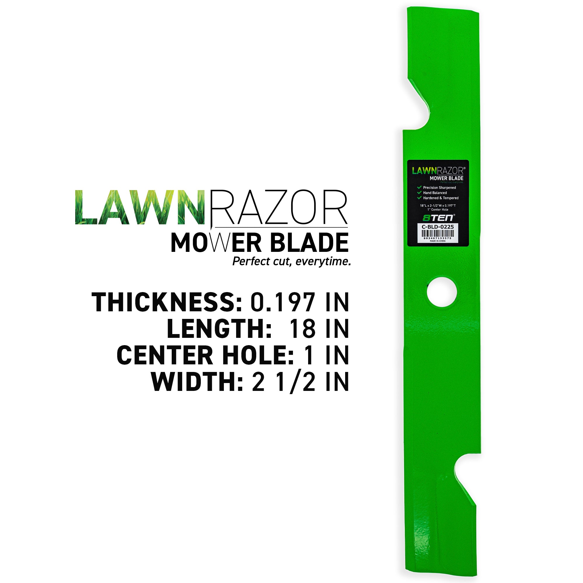 8TEN 810-CBL2447D Blade 2-Pack for zOTHER Walbro Toro Exmark Oregon