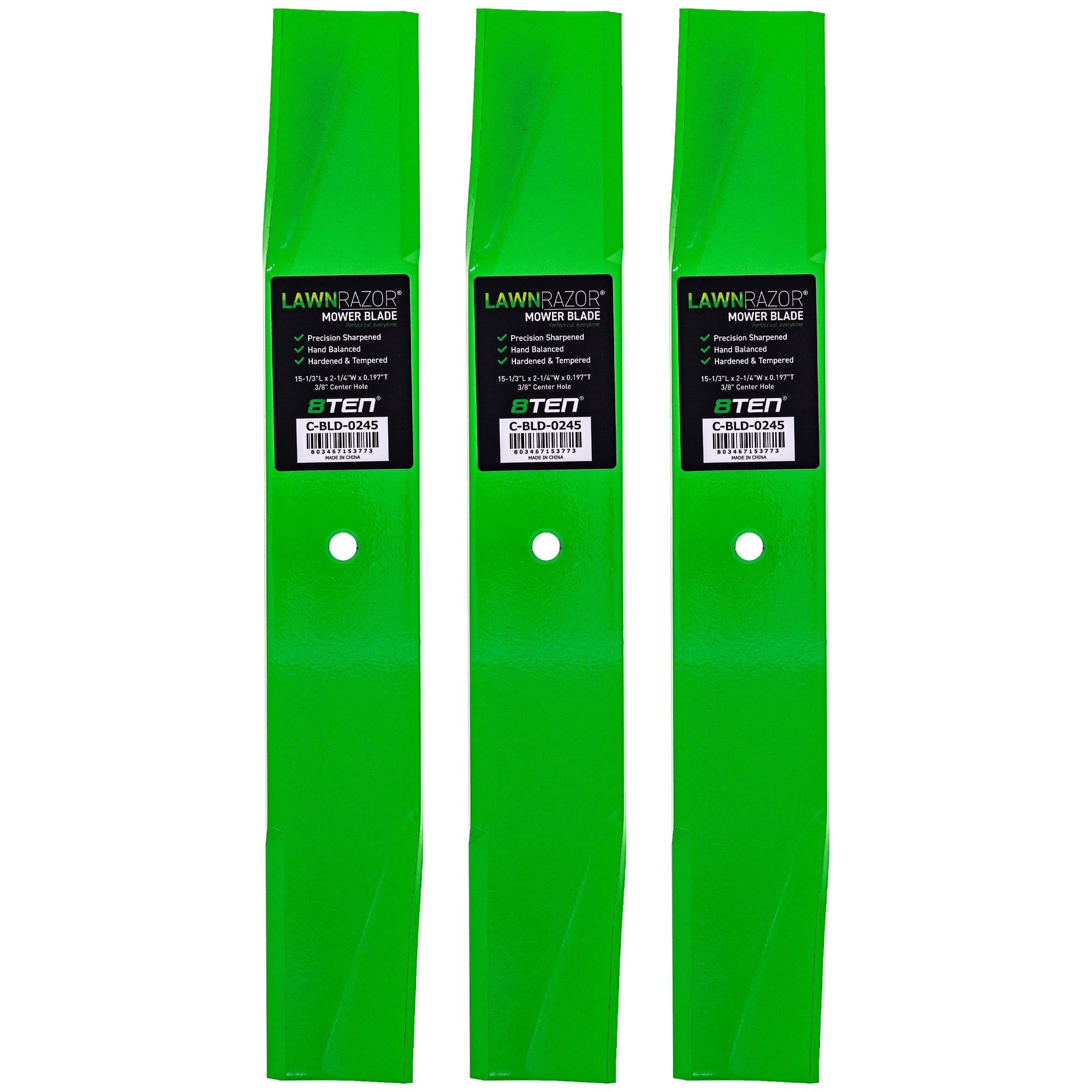 LawnRAZOR Medium Lift Blade 1-Pack for zOTHER Oregon Husqvarna Poulan Craftsman AYP RedMax 8TEN 810-CBL2467D