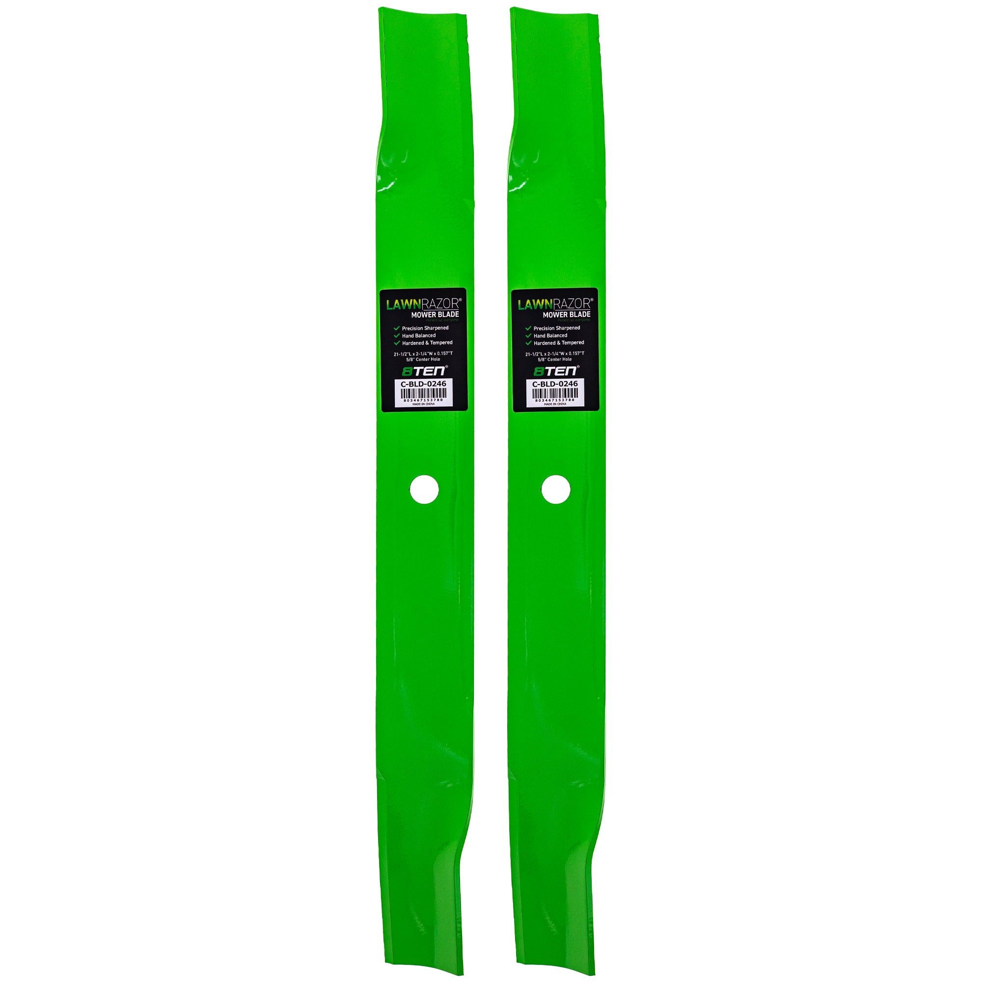 LawnRAZOR High Lift Blade 2-Pack for zOTHER Toro Exmark Oregon TimeCutter Quest 8TEN 810-CBL2468D