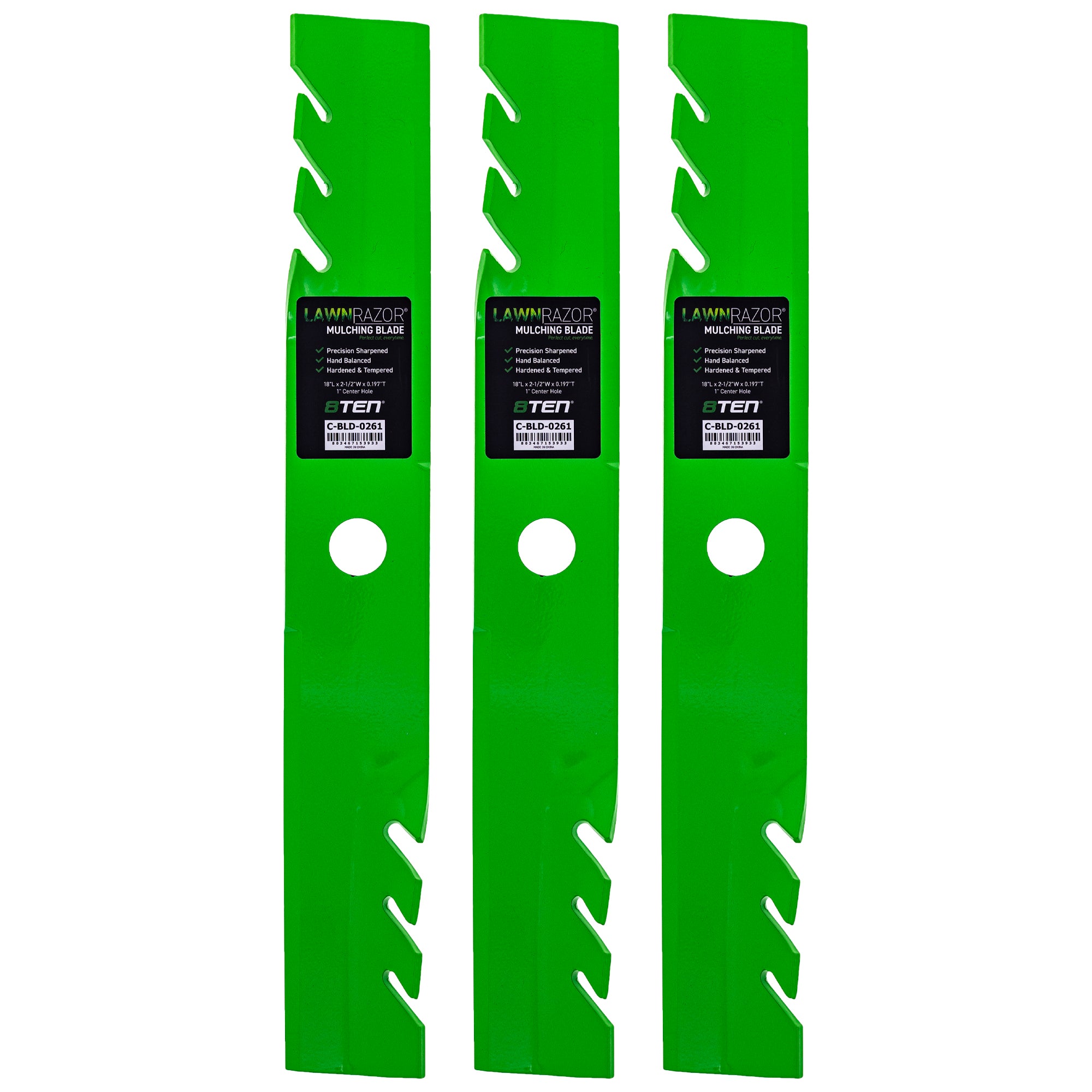 LawnRAZOR Toothed Blade 1-Pack for zOTHER Walbro Toro Exmark Oregon Z248F Vertex Vantage 8TEN 810-CBL2483D