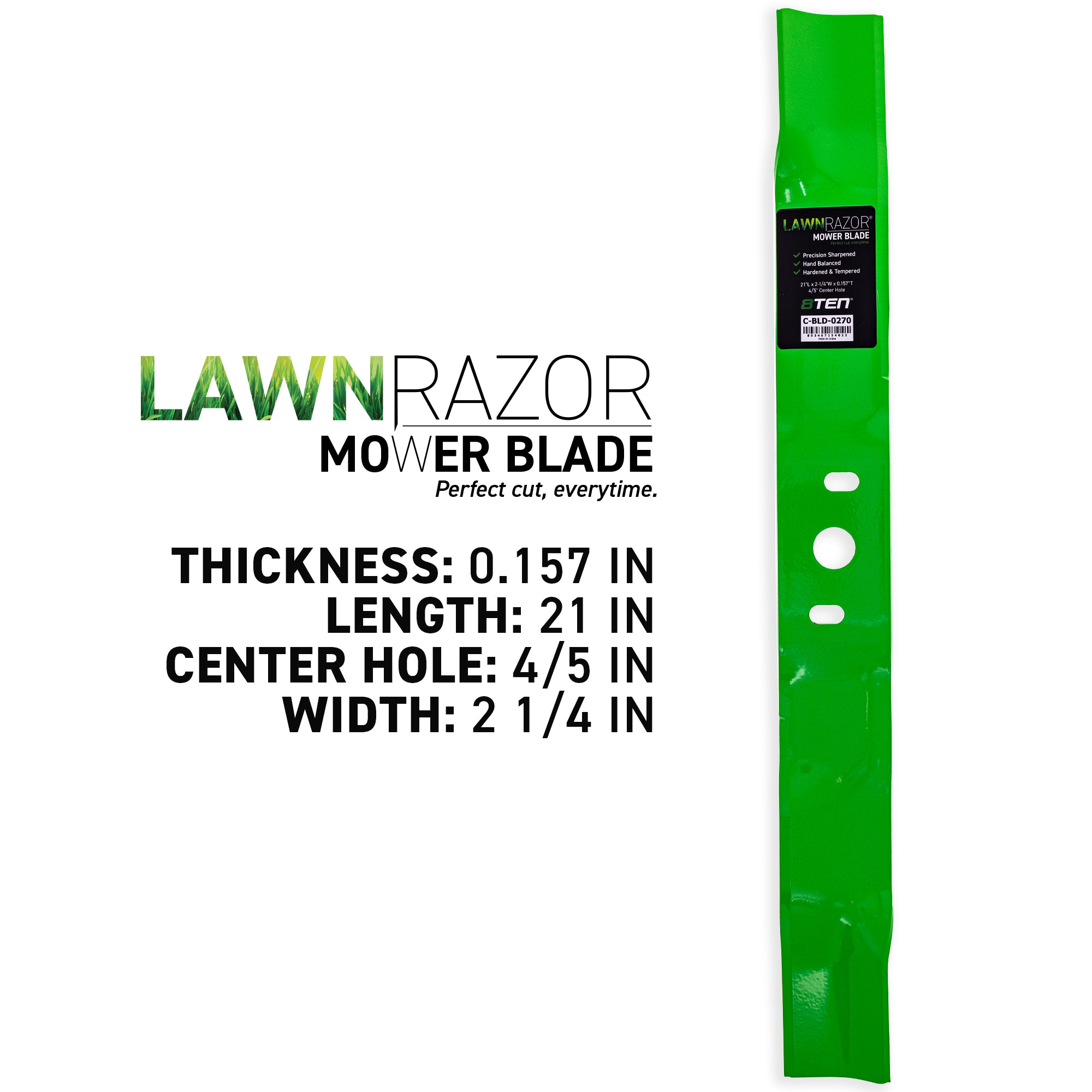 8TEN LawnRAZOR Mulching Blade 2-Pack 580921101