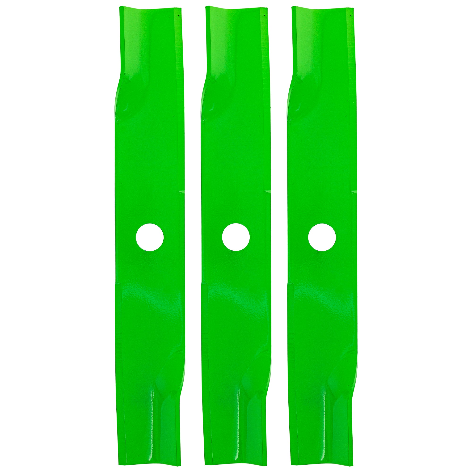 LawnRAZOR High Lift Blade 3-Pack for Toro Exmark Oregon Vertex Vantage Turf Staris 8TEN 810-CBL2495D