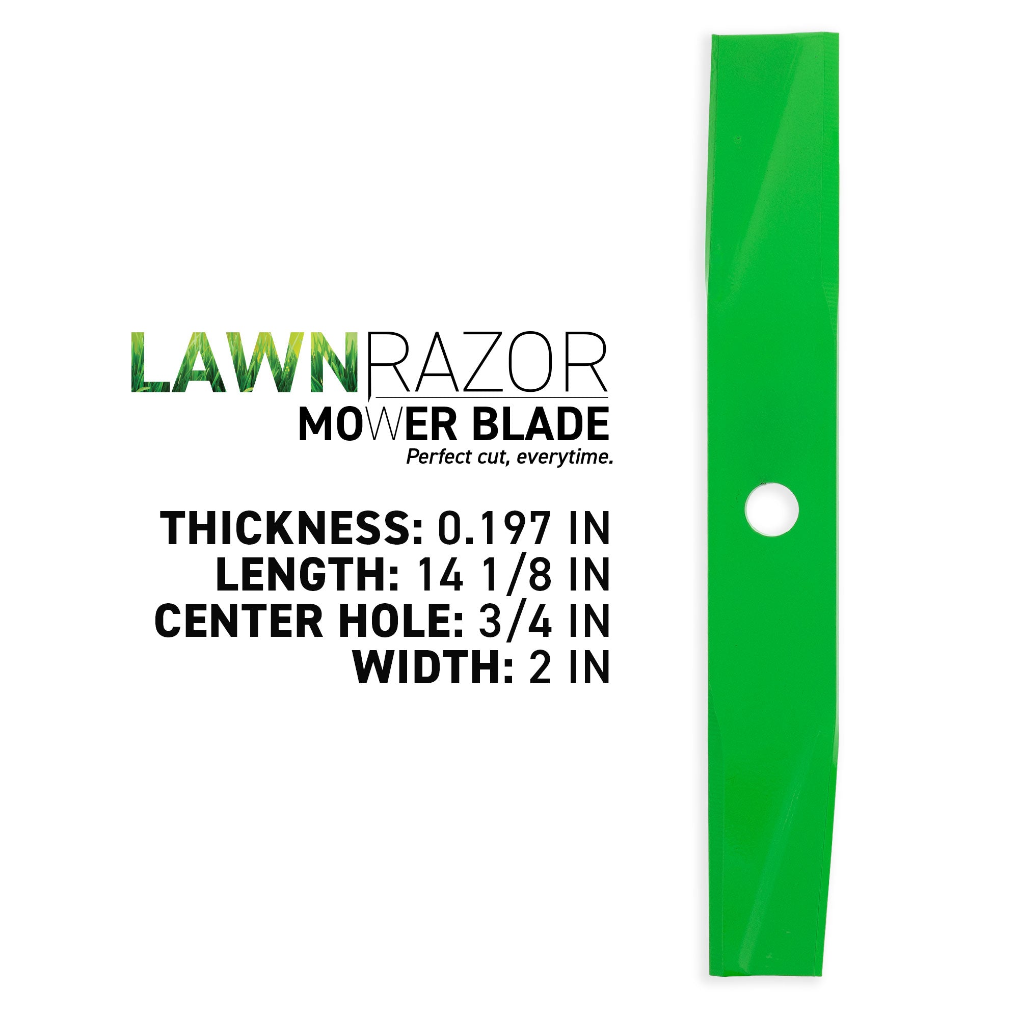 8TEN 810-CBL2498D LawnRAZOR Low Lift Blade for zOTHER Toro Exmark