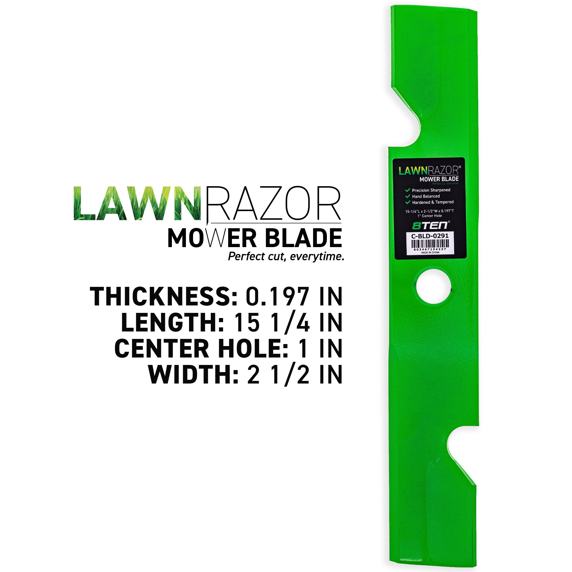 8TEN 810-CBL2413D Blade 3-Pack for zOTHER Toro Exmark Lazer