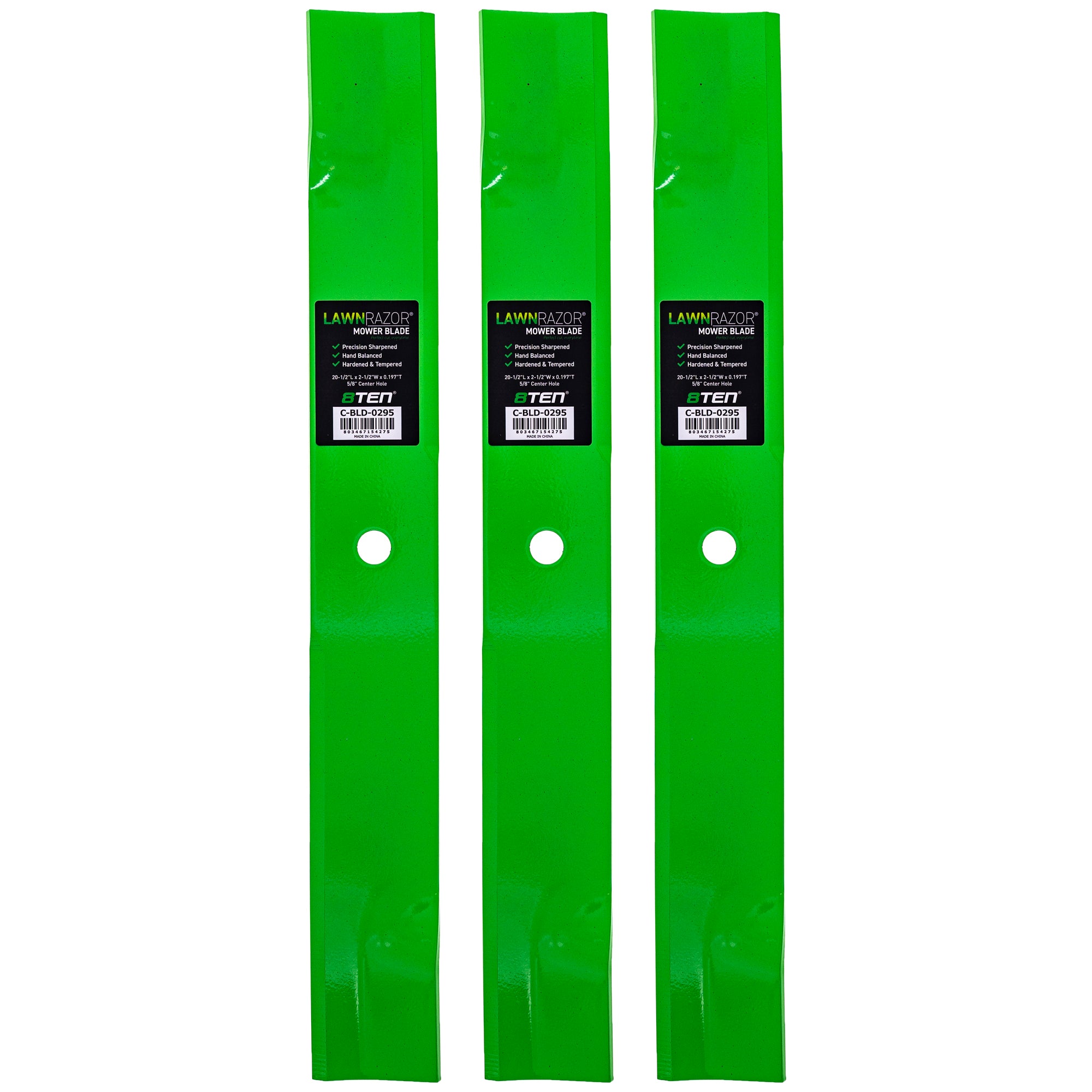 LawnRAZOR Low Lift Blade 3-Pack for Toro Exmark Oregon Turf Lazer 8TEN 810-CBL2417D
