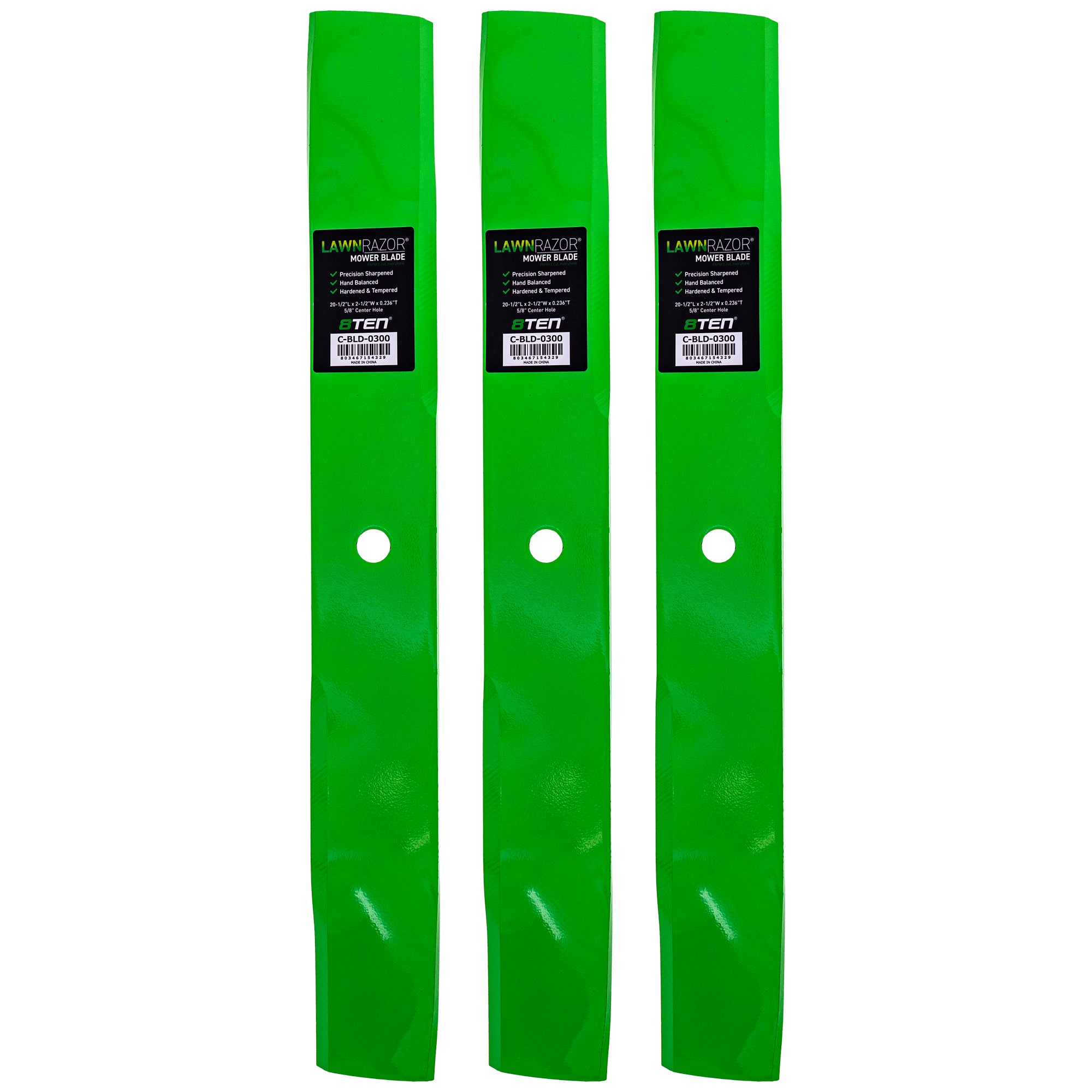 LawnRAZOR Mulching Blade 3-Pack for zOTHER Ariens Gravely Zoom Pro-Turn Pro-Master 8TEN 810-CBL2522D