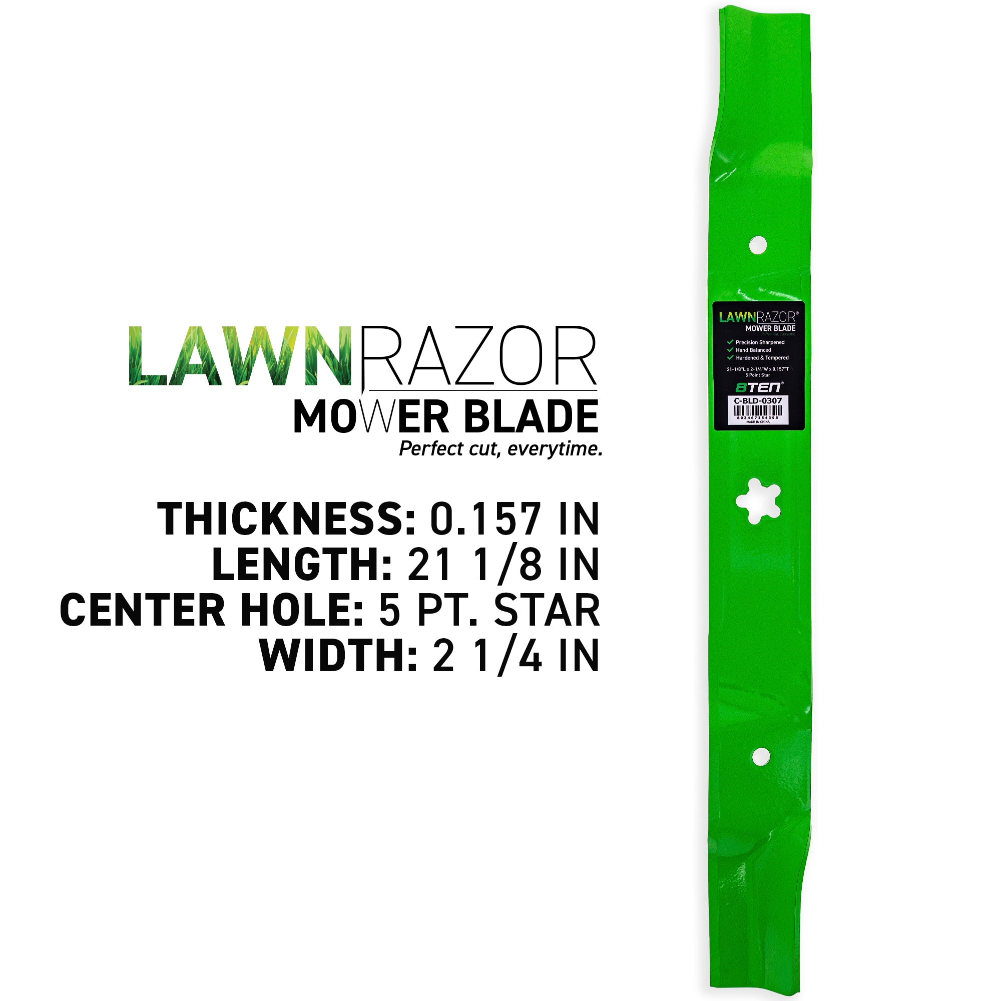 8TEN 810-CBL2529D LawnRAZOR Mulching Blade 2-Pack for zOTHER Ariens
