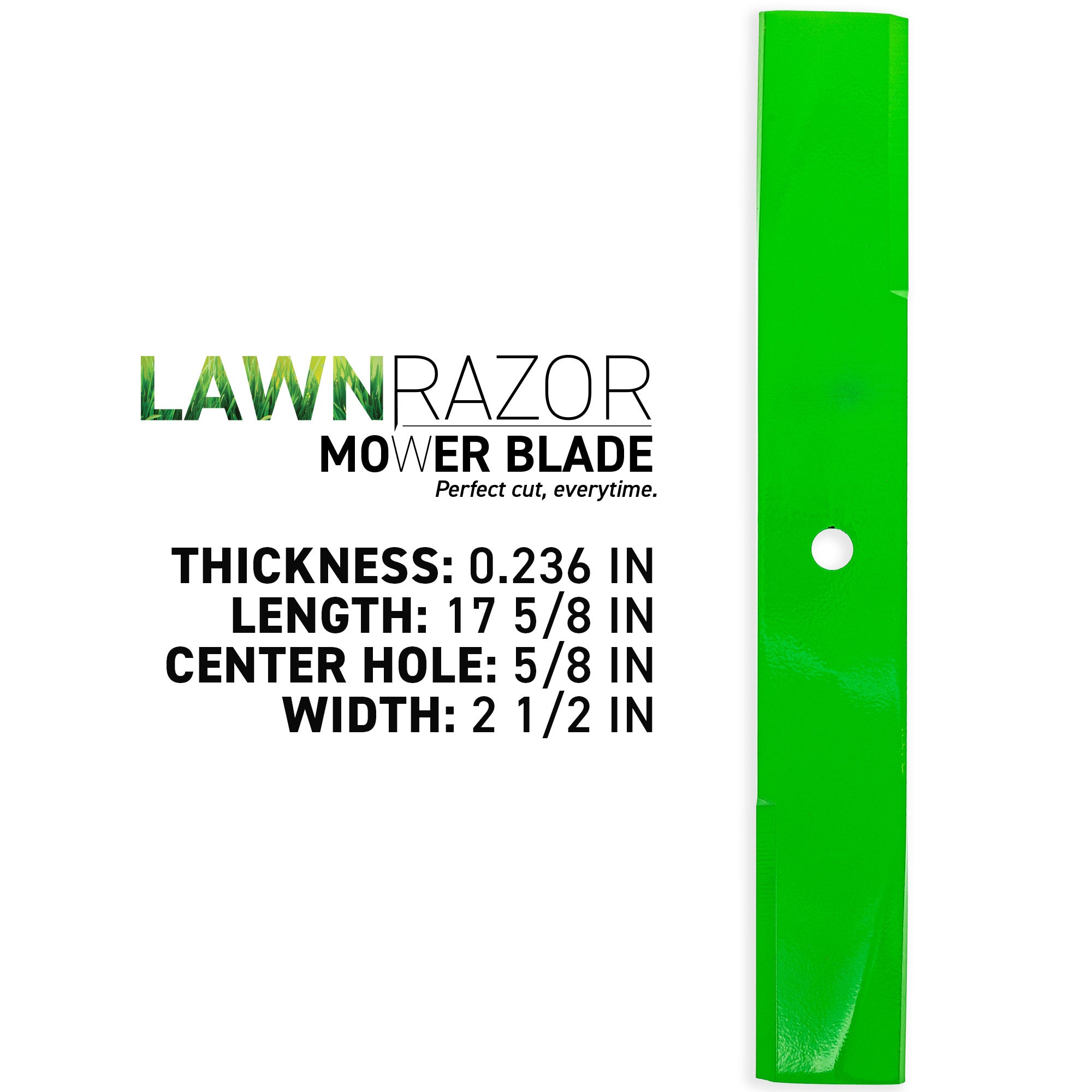 8TEN 810-CBL2521D LawnRAZOR Medium Lift Blade 3-Pack for zOTHER