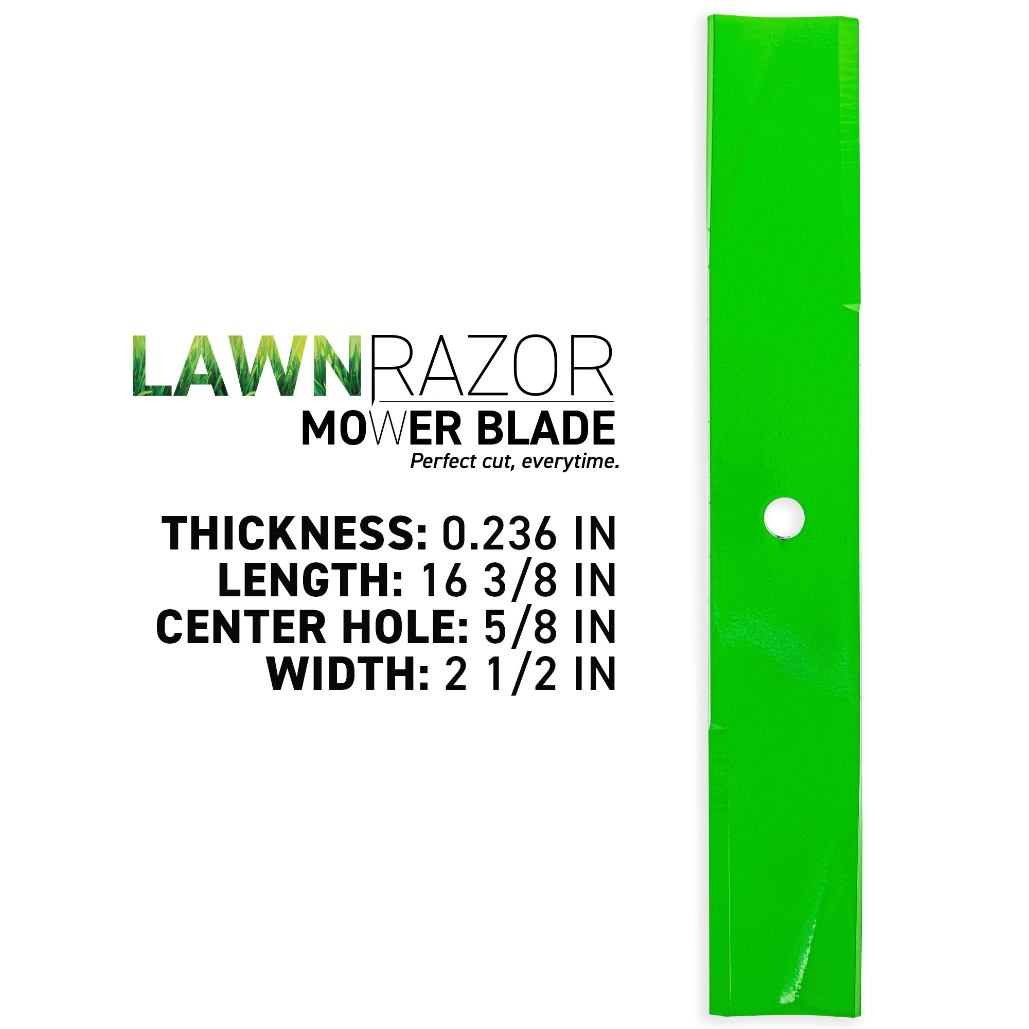 8TEN 810-CBL2532D LawnRAZOR Medium Lift Blade 2-Pack for Ariens