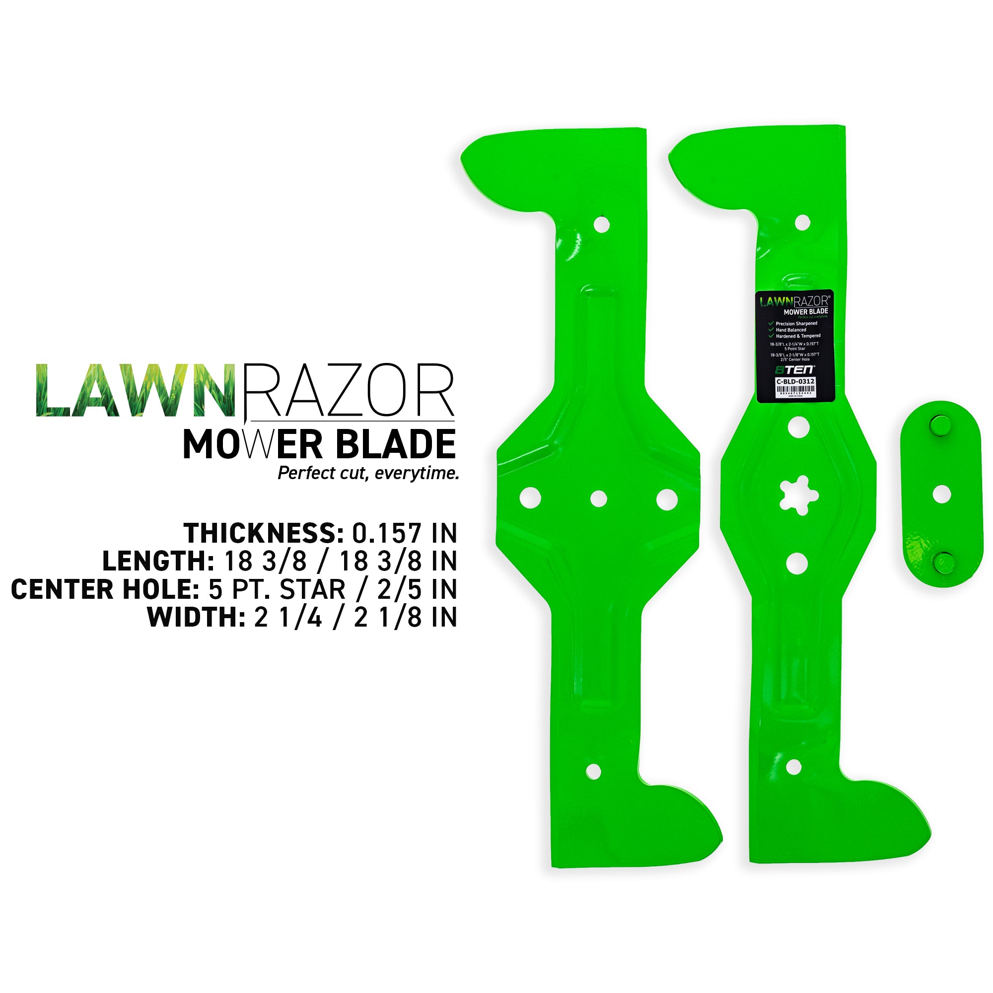 8TEN 810-CBL2534D LawnRAZOR Mower Blade for zOTHER LT2114CMA