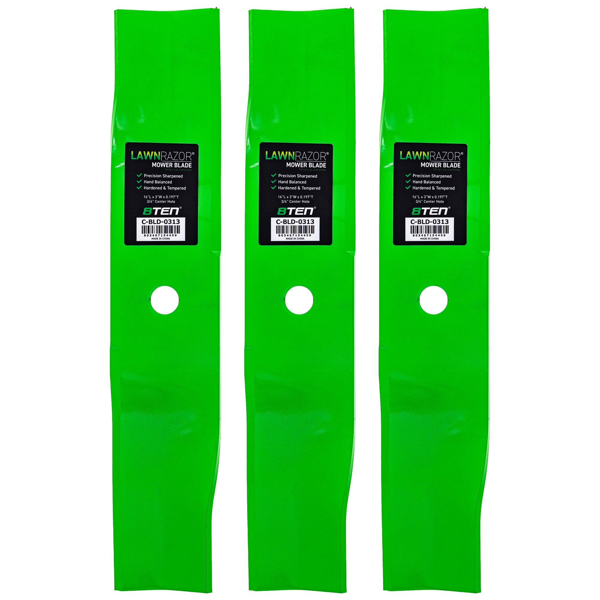 LawnRAZOR High Lift Blade 1-Pack for zOTHER Oregon MTD Cub Cadet Troy-Bilt Cadet 8TEN 810-CBL2535D
