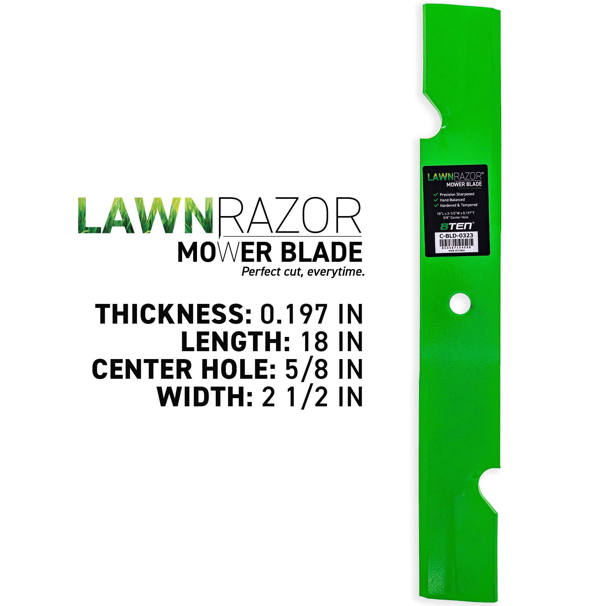 8TEN 810-CBL2545D Blade 2-Pack for Oregon MTD Cub Cadet Troy-Bilt