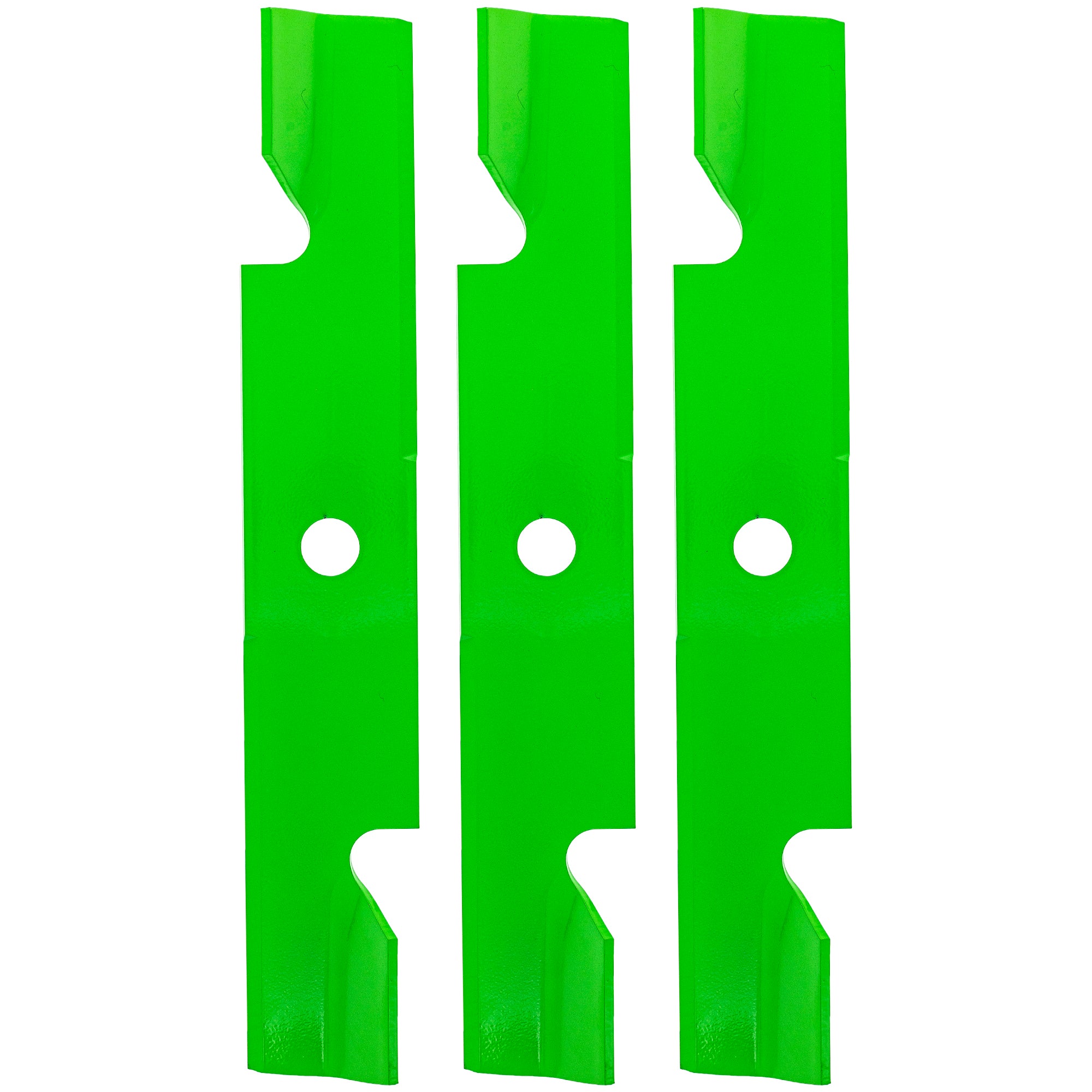 LawnRAZOR Notched High Lift Blade 3-Pack for zOTHER Toro Exmark Quest 8TEN 810-CBL2547D