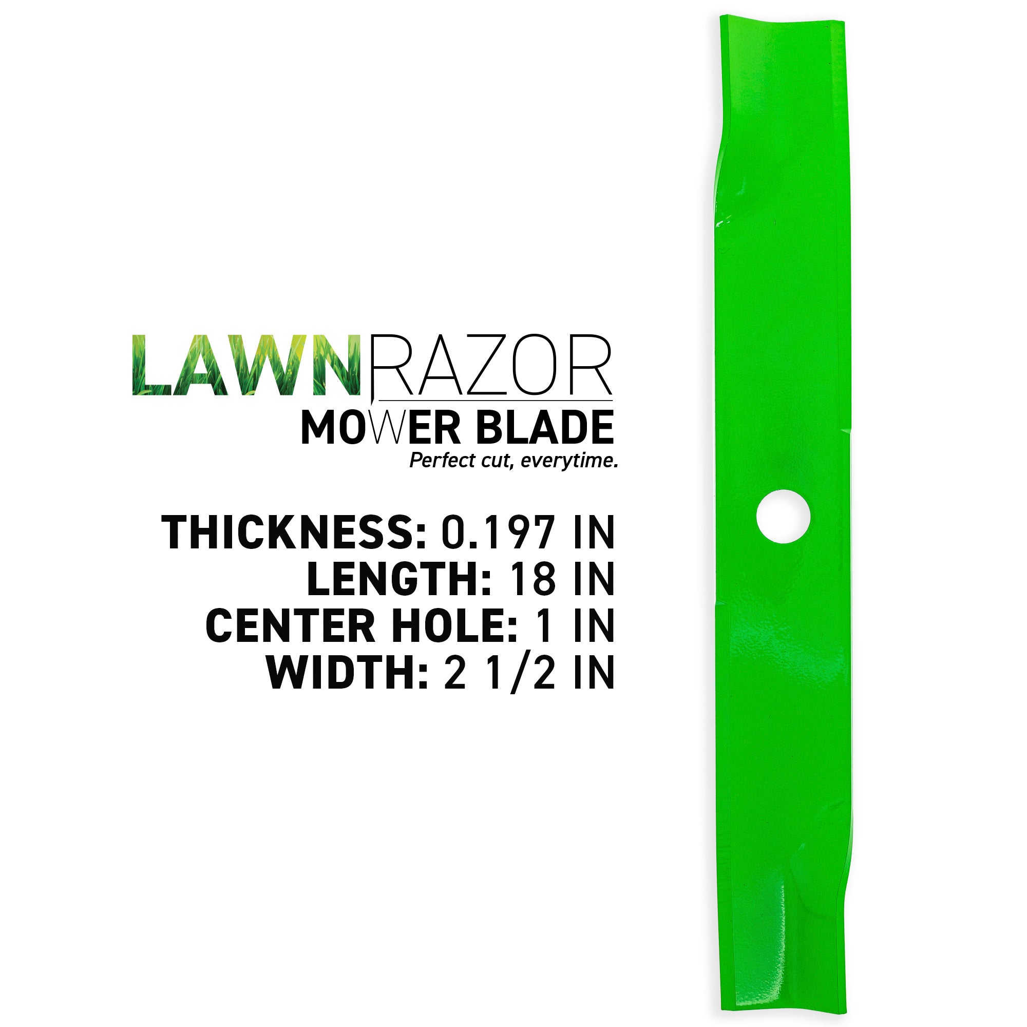 8TEN 810-CBL2549D LawnRAZOR Low Lift Blade 2-Pack for Toro Exmark