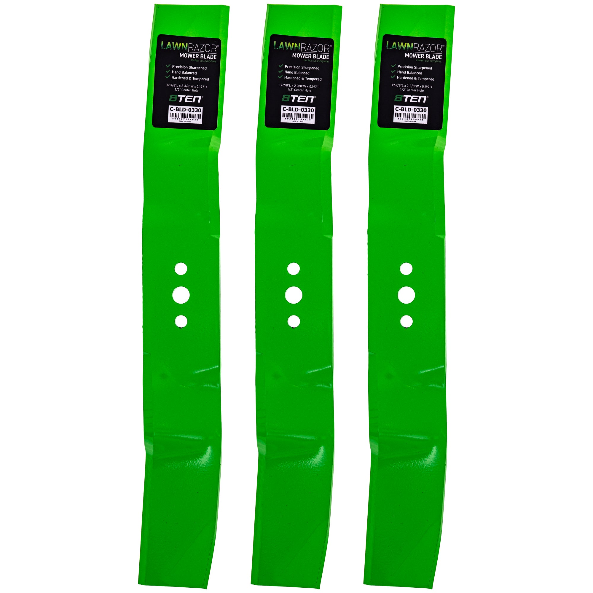 LawnRAZOR Mulching Blade 3-Pack for zOTHER RZ4623 R422Ts ProFlex P524 8TEN 810-CBL2552D