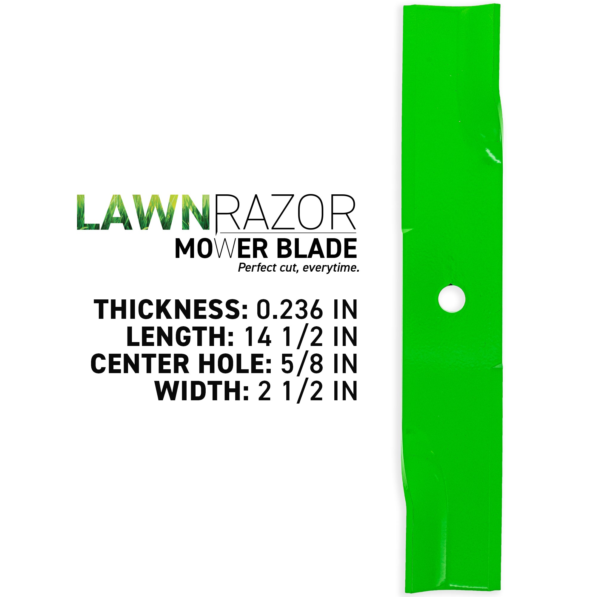 8TEN 810-CBL2550D LawnRAZOR Medium Lift Blade 3-Pack for zOTHER