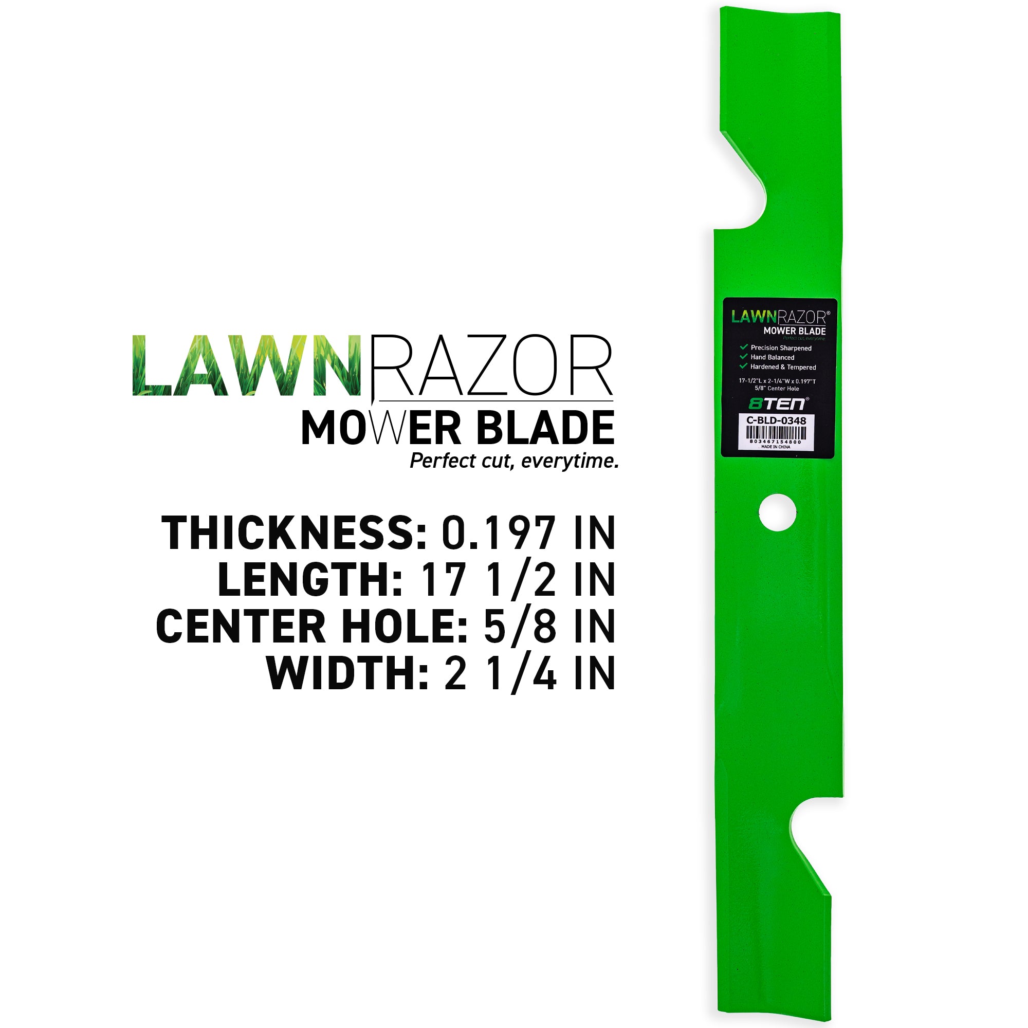8TEN 810-CBL2560D Blade 3-Pack for Toro Exmark Titan