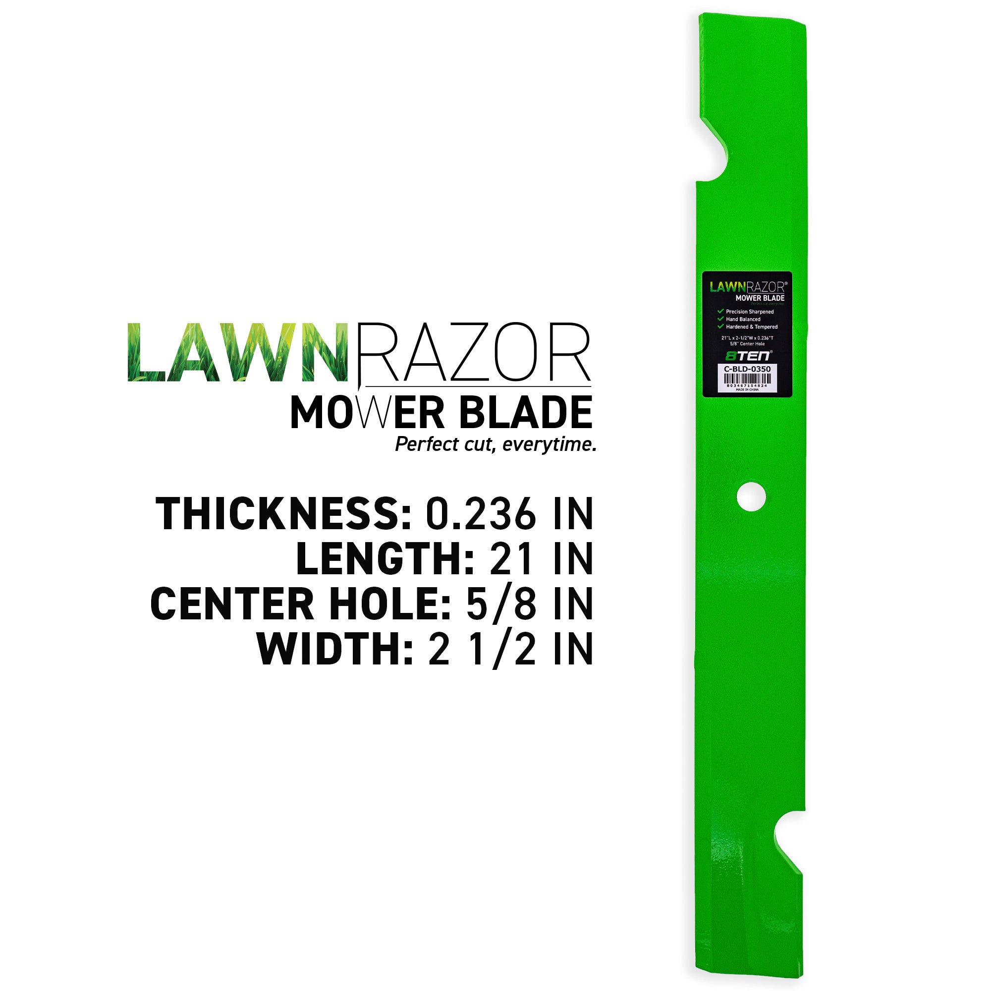 8TEN 810-CBL2572D Blade 3-Pack for zOTHER Oregon FERRIS Ferris