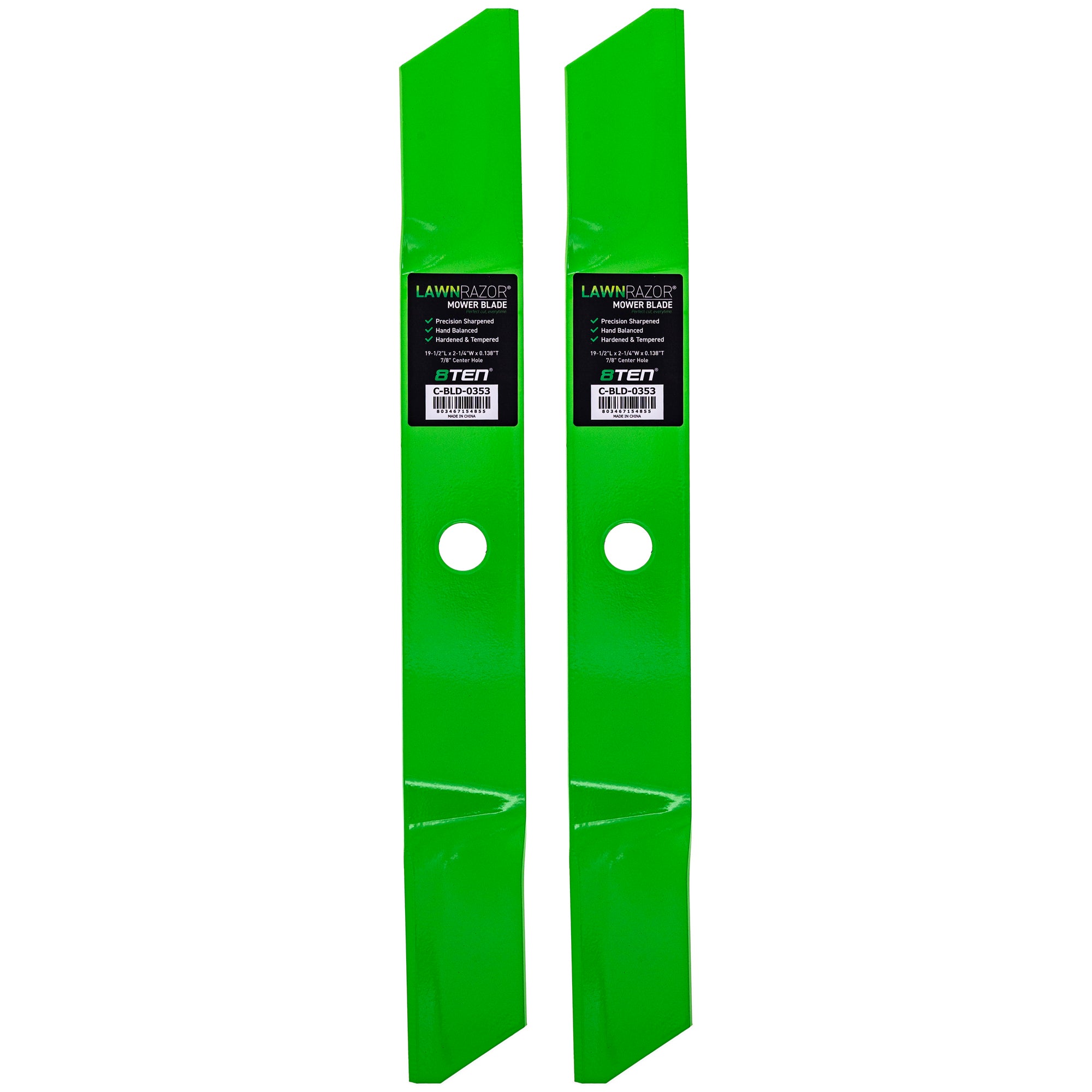 LawnRAZOR Low Lift Blade 2-Pack for Murray 39711x97A 38717x53A 38714x51B 38714x51A 8TEN 810-CBL2575D