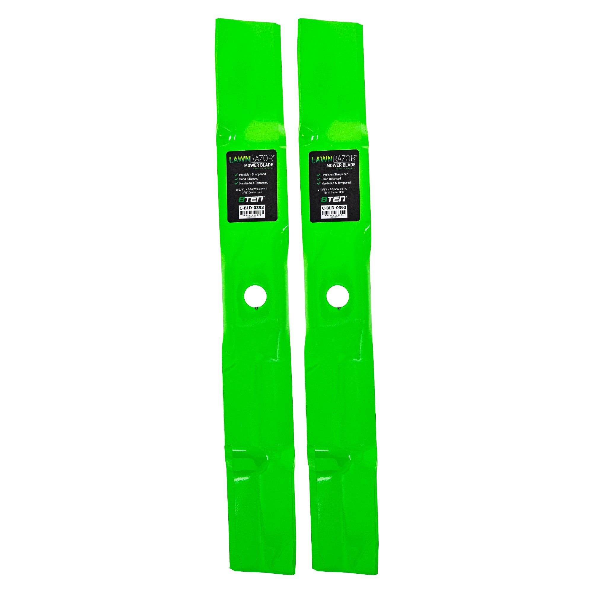 LawnRAZOR Mulching Blade 2-Pack for John Deere Deere 8TEN 810-CBL2515D