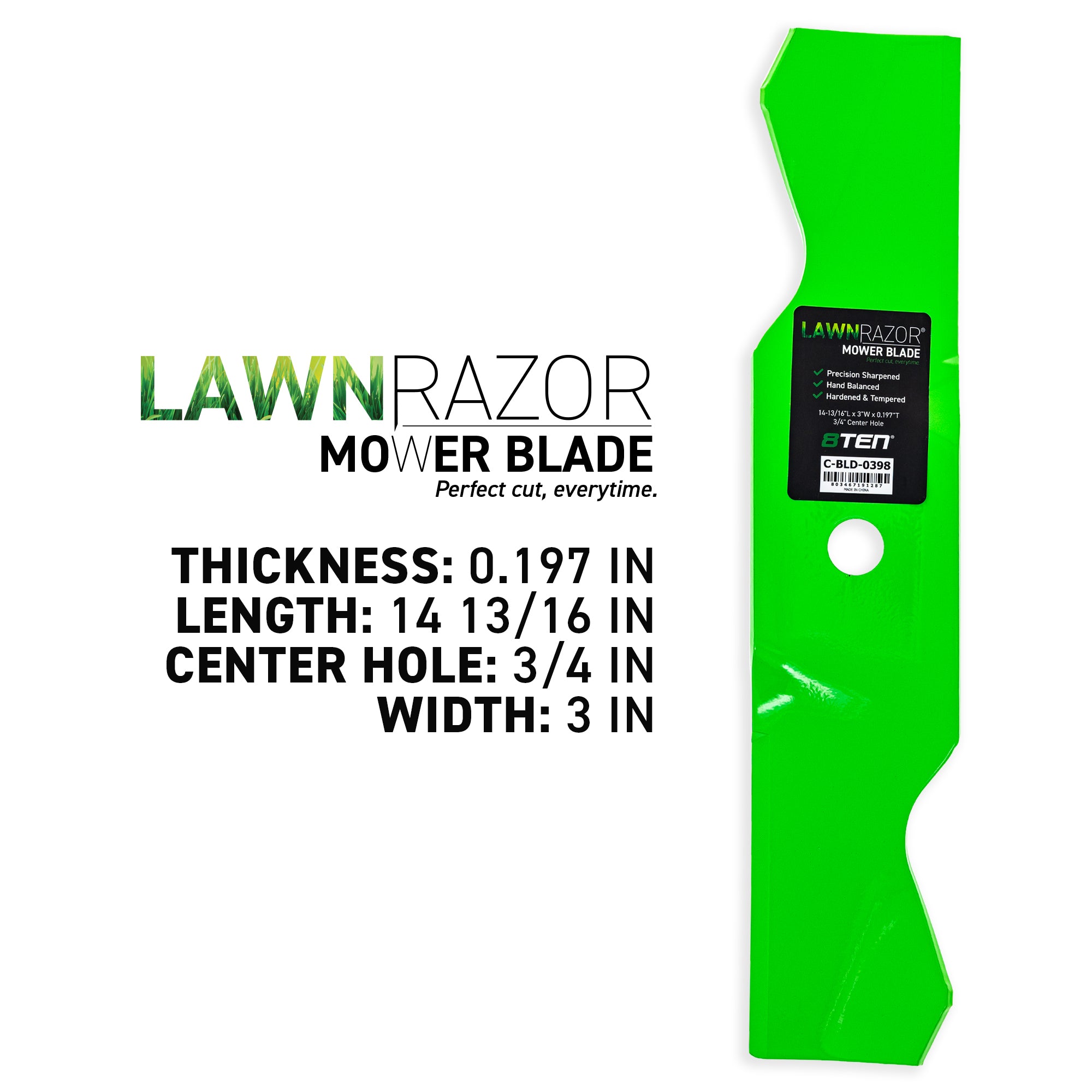 8TEN 810-CBL2510D Blade for zOTHER MTD Cub Cadet Troy-Bilt Cadet