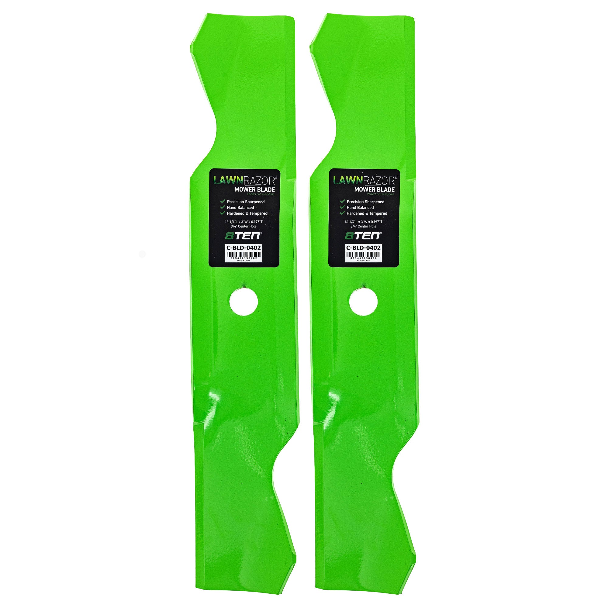 LawnRAZOR Notched Low Lift Blade 3-Pack for zOTHER MTD Cub Cadet Troy-Bilt Cadet 8TEN 810-CBL2624D