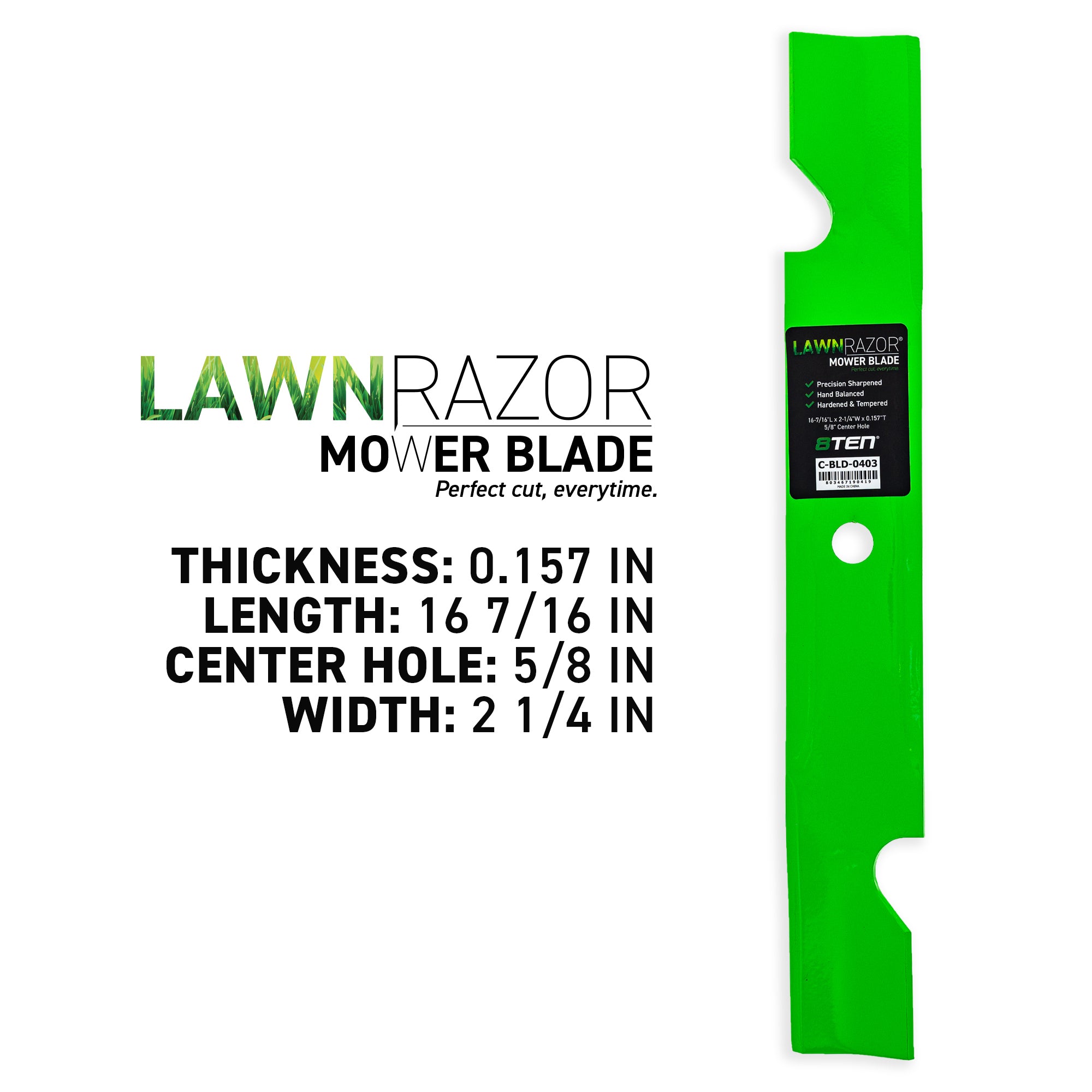 8TEN 810-CBL2625D Blade 3-Pack for Toro Exmark Z-Master Titan