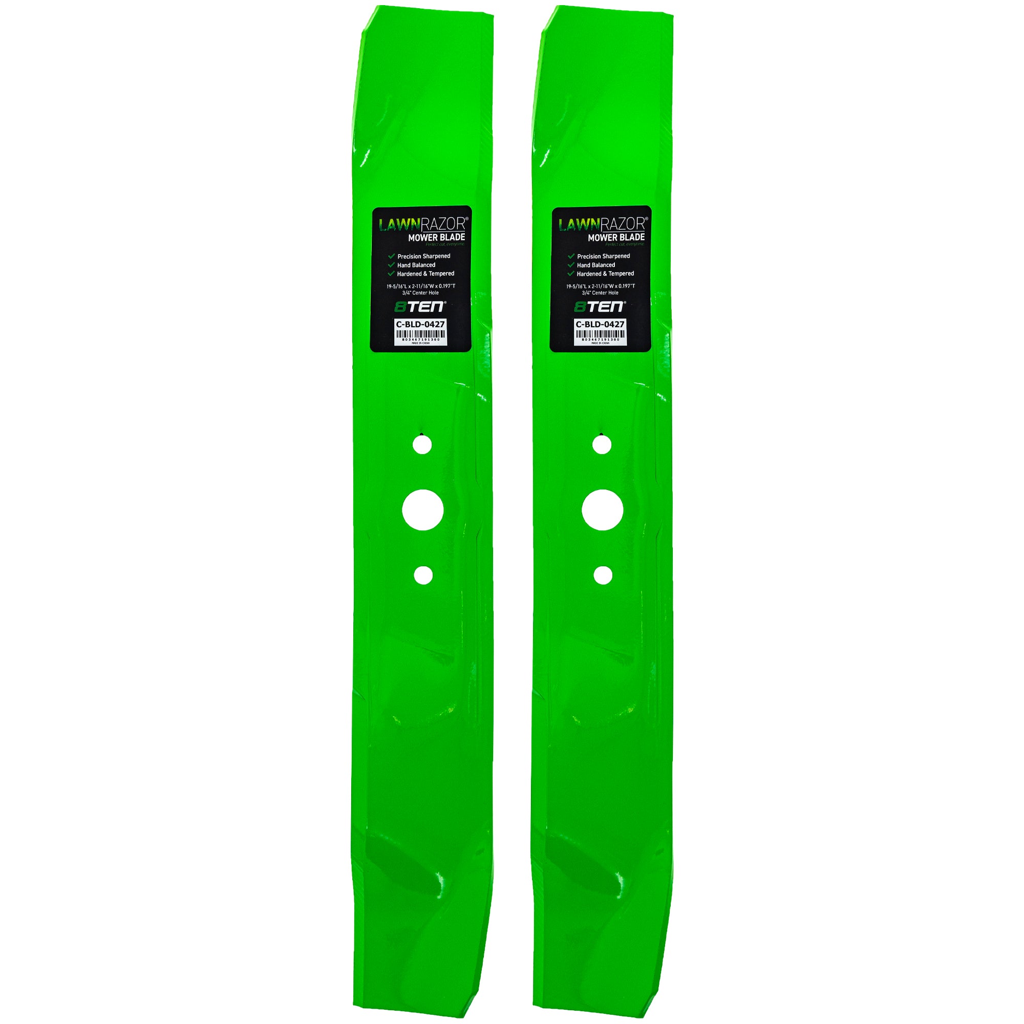 LawnRAZOR Mulching Blade 2-Pack for zOTHER Oregon MTD Cub Cadet Troy-Bilt Cadet 8TEN 810-CBL2649D