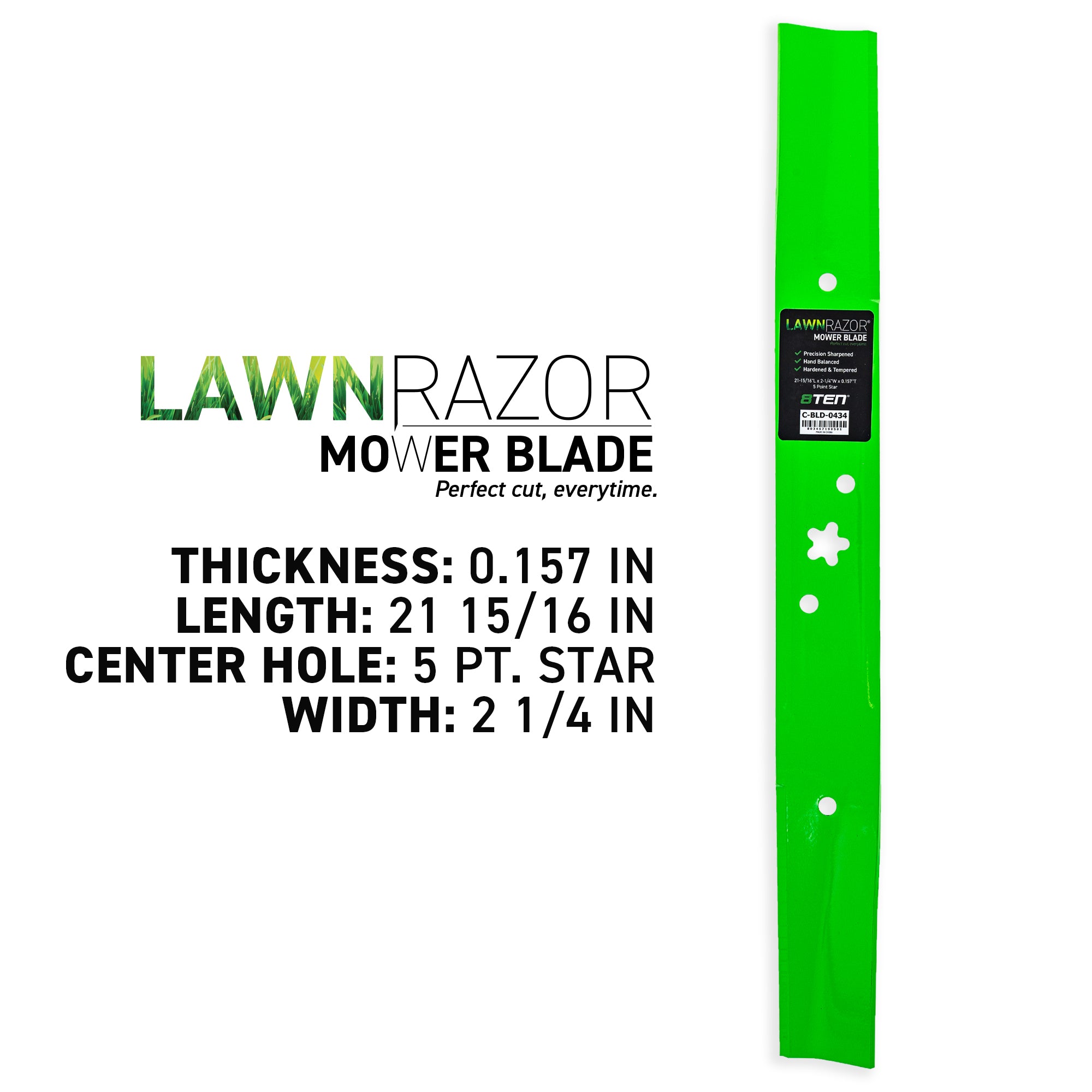 8TEN 810-CBL2656D LawnRAZOR High Lift Blade for zOTHER Oregon